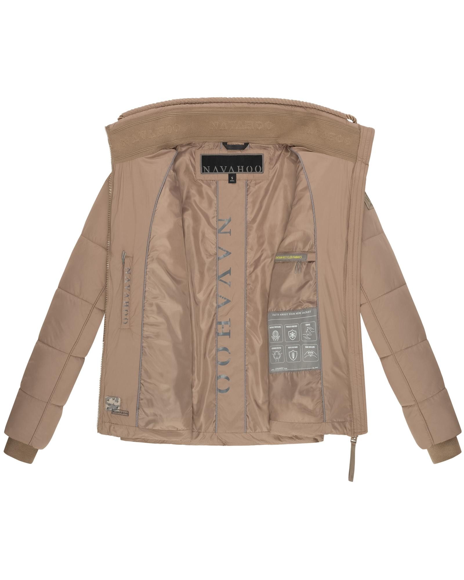Navahoo Steppjacke Liebesfee 14 gesteppte Damenjacke mit wattiertem Stehkragen