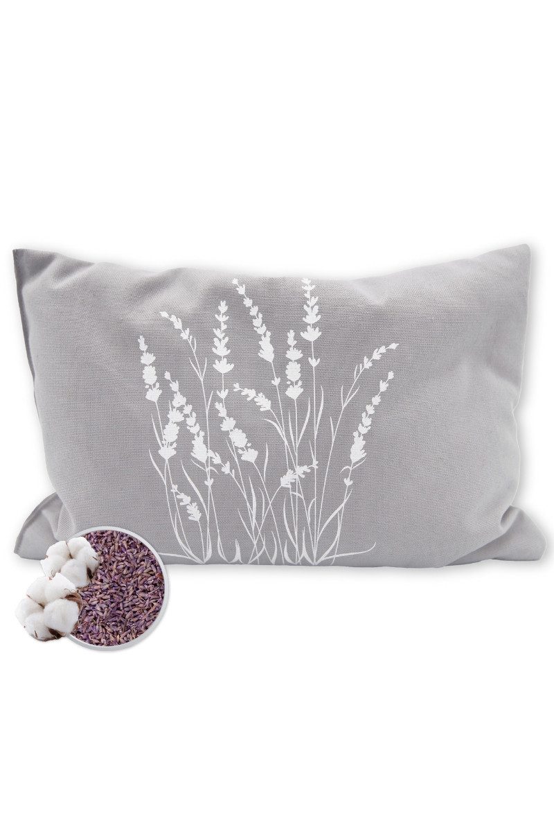 herbalind Duftkissen Lavendelkissen - LAVENDELSTRAUCH - grau, lavender