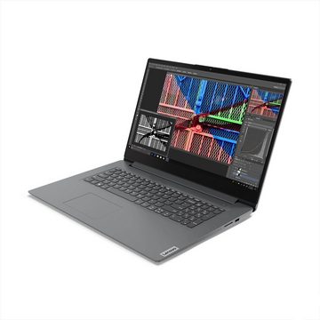 Lenovo V17 G4, fertig eingerichtetes Notebook (43,90 cm/17.3 Zoll, Intel U300, Intel UHD Graphics, 500 GB SSD, #mit Funkmaus +Notebooktasche)