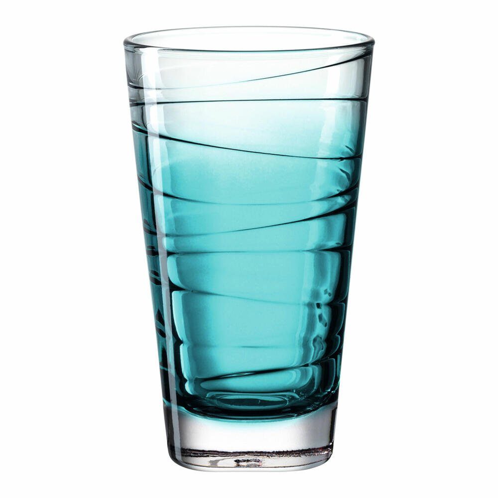 LEONARDO Glas Vario Struttura türkis 280 ml, Glas