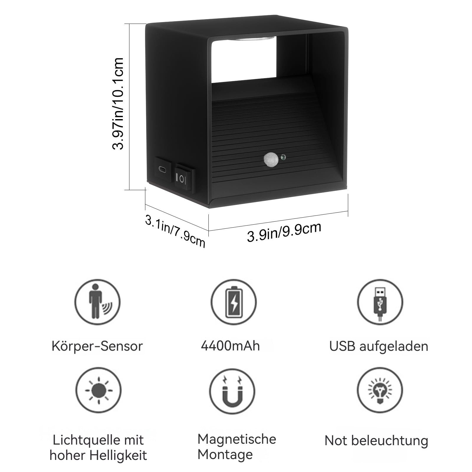 BlingBin LED Wandleuchte Akku Wandlampe mit günstig online kaufen