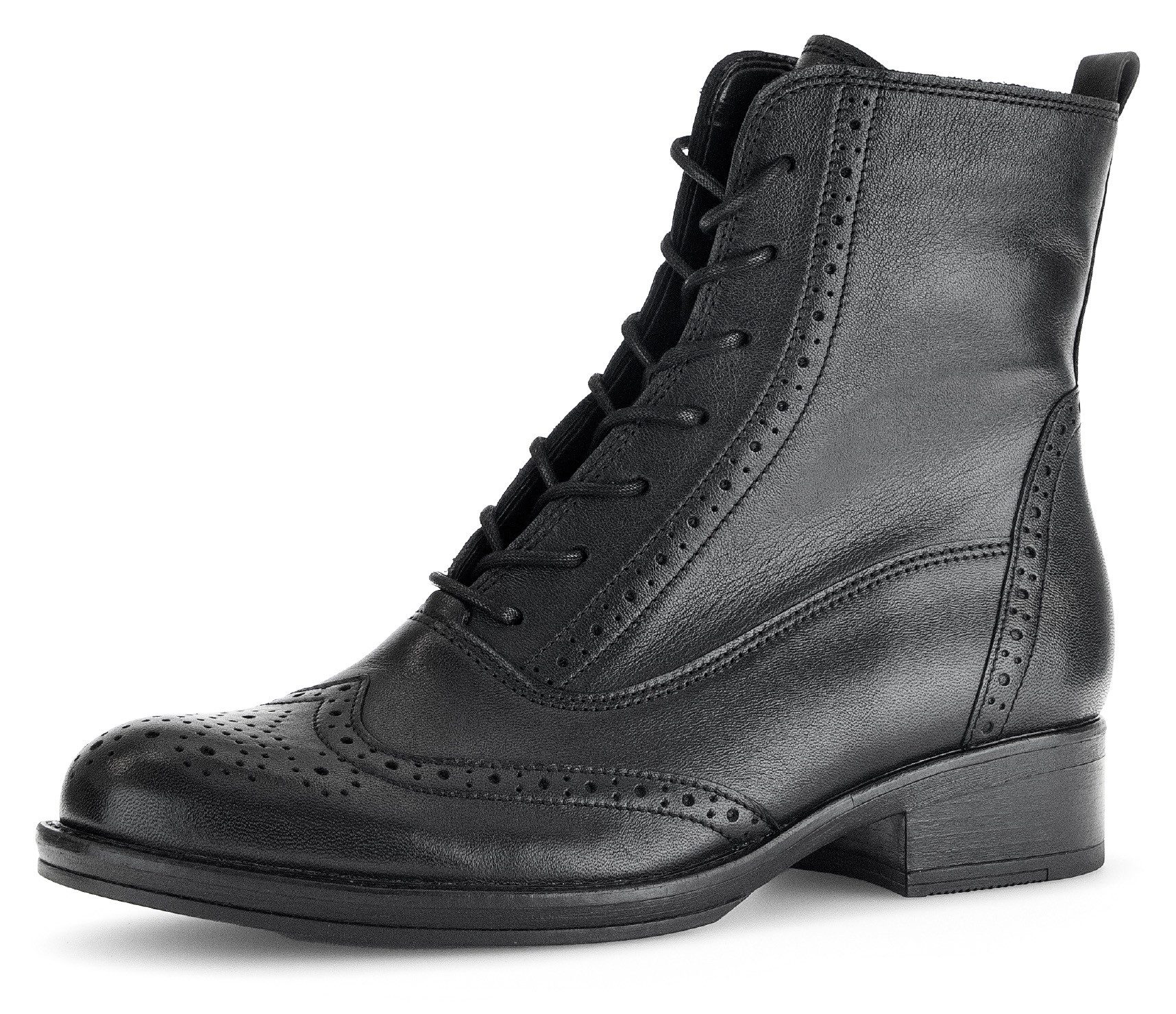 Gabor Schnürstiefelette, Blockabsatz, Schnürboots, Businessschuh mit günstig online kaufen
