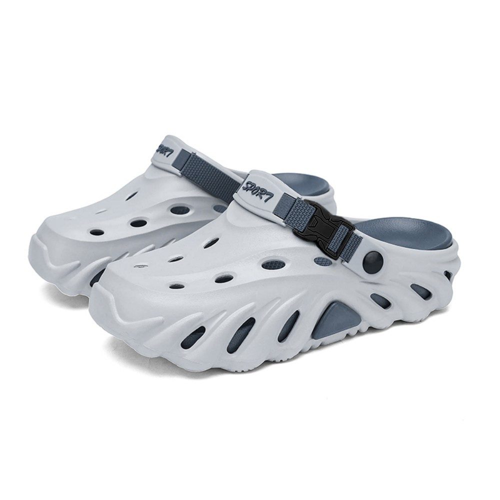HUSK'SWARE Atmungsaktive Gartenpantoletten mit Fersenriemen Clog (Rutschfeste Sohle aus EVA-Material, Einfach zu reinigen) Weiches & flexibles EVA-Material Rutschfeste Sohle