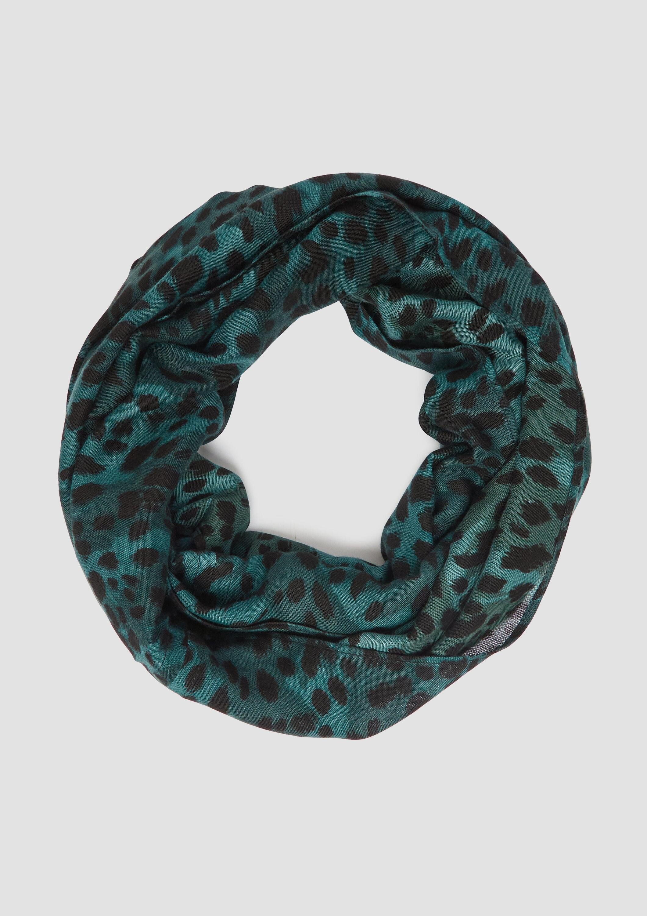 s.Oliver Loop Snood, Snood mit Leo-Print günstig online kaufen