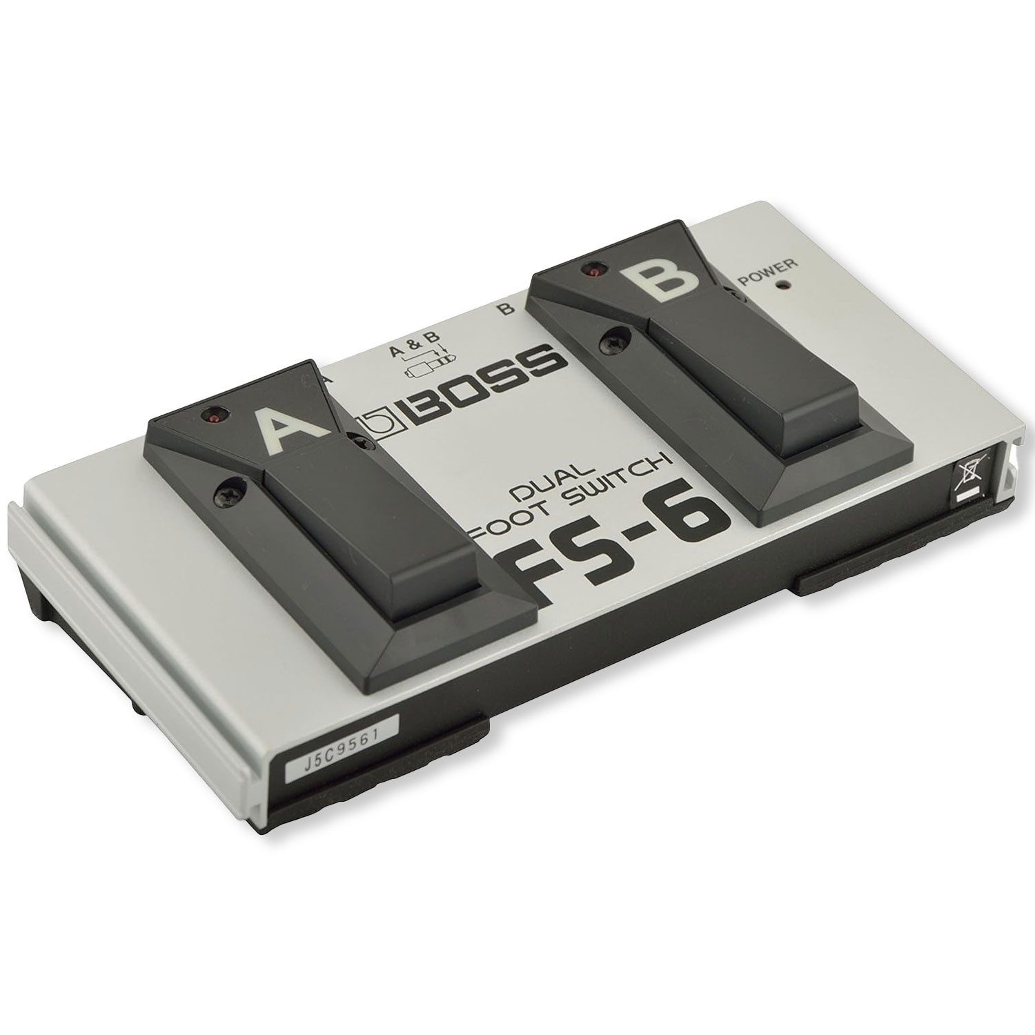 Boss by Roland Boss Doppelfußschalter FS-6 Digitales Aufnahmegerät (Jedes der beiden Pedale ist individuell konfigurierbar)