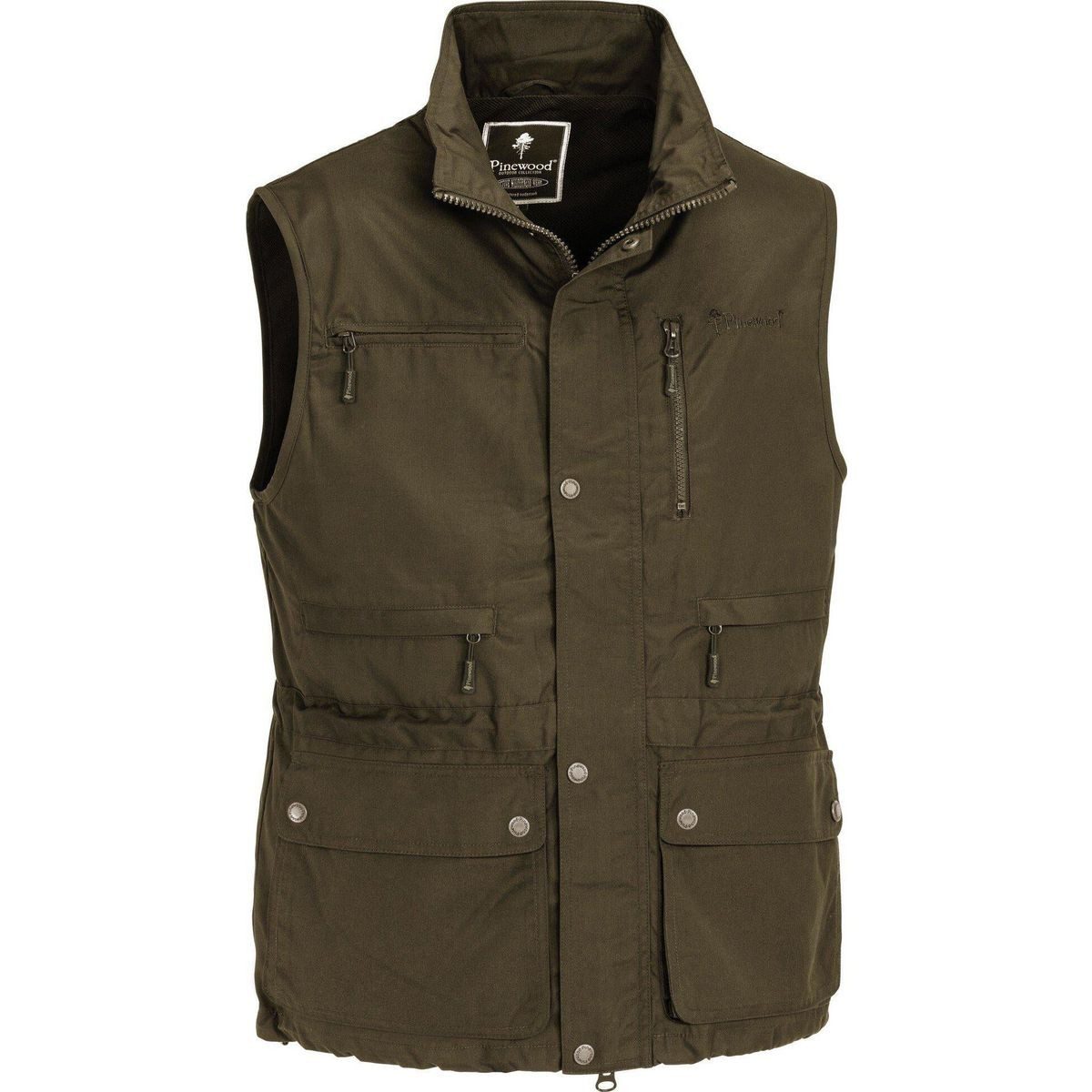 Pinewood Funktionsweste Tiveden Vest Vielseitige Herrenweste für Outdoor-Aktivitäten, wasserabweisend