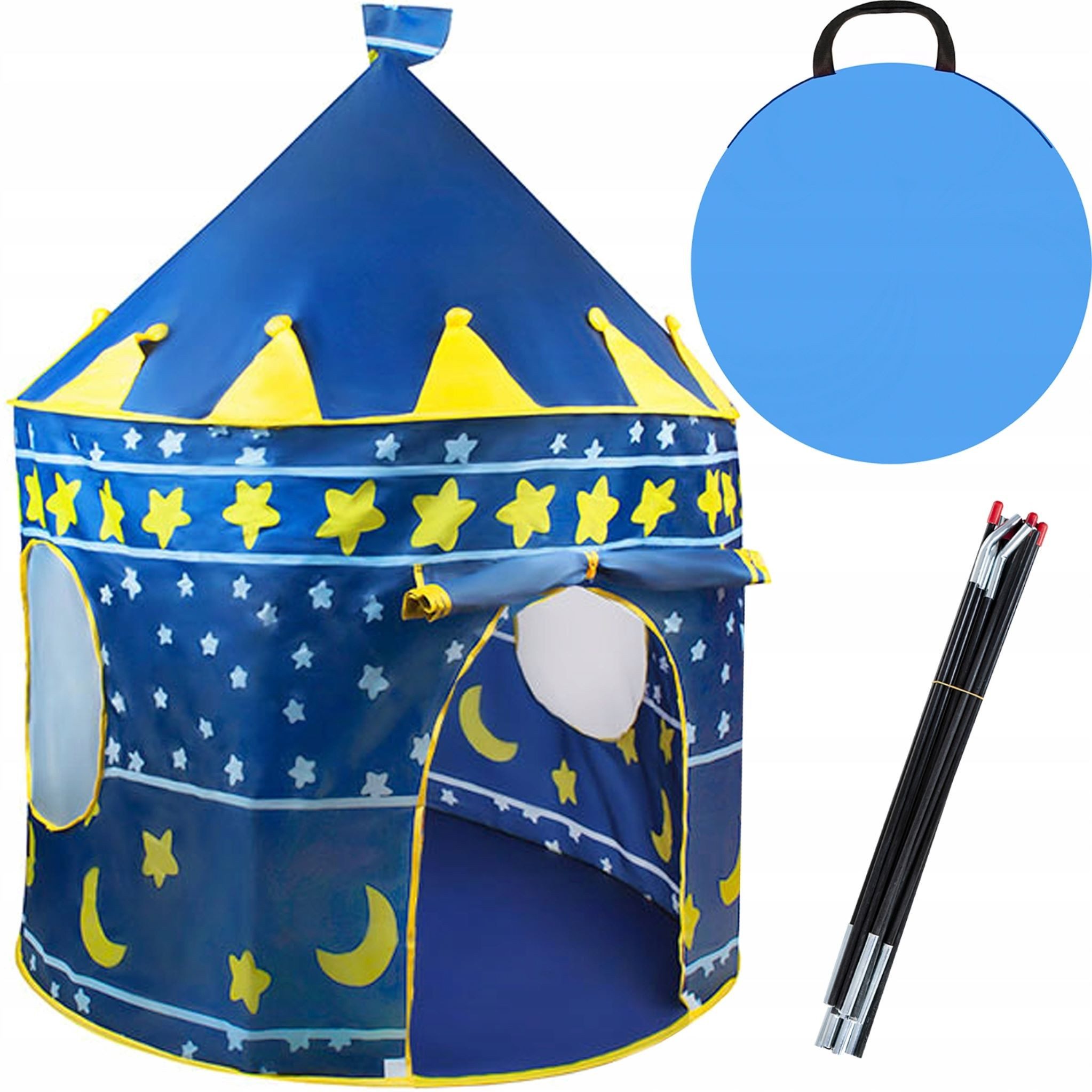 KRUZZEL Spielzelt Großes Kinderzelt Schloss, Ideal für Haus & Garten