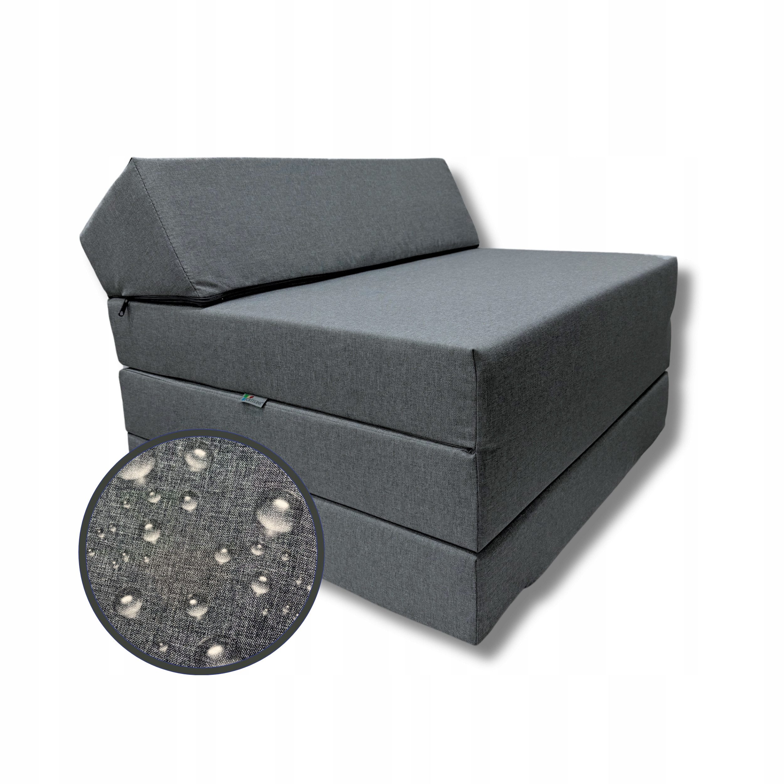 Klappmatratze Klappmatratze mit wasserfestem Bezug Komfort & Vielseitigkeit 6 Farben, FORTISLINE