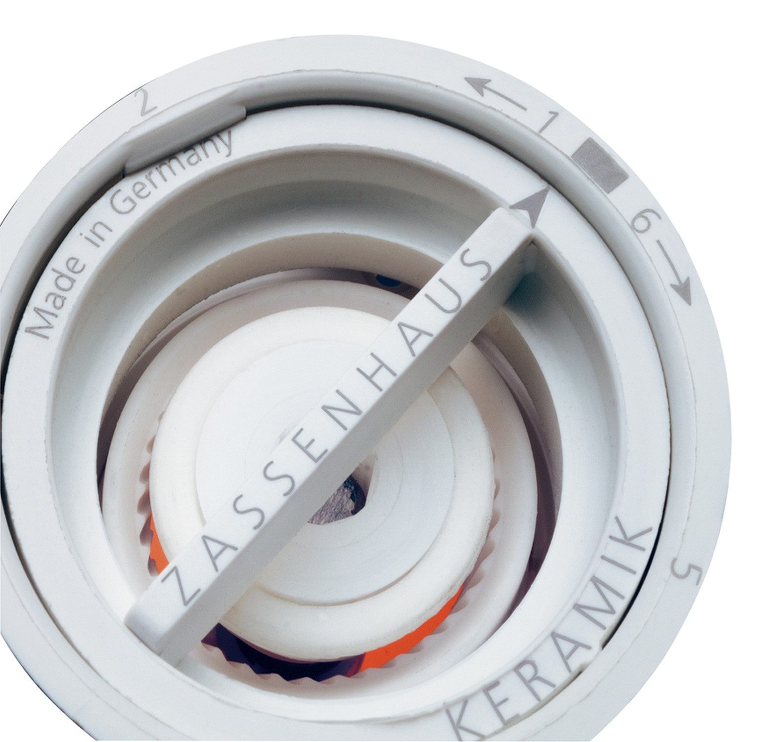 ZASSENHAUS Salz-/Pfeffermühle Pfeffermühle Gewürzmühle Salzmühle Zassenhaus Frankfurt 14cm manuell