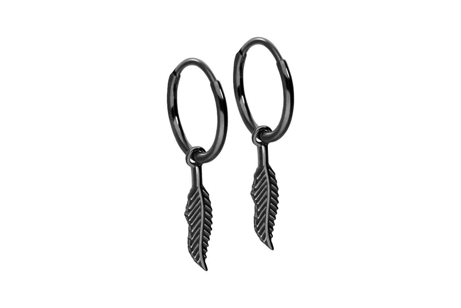FILANGO Piercing-Set Chirurgenstahl Ohrclicker Creolen FEDER günstig online kaufen
