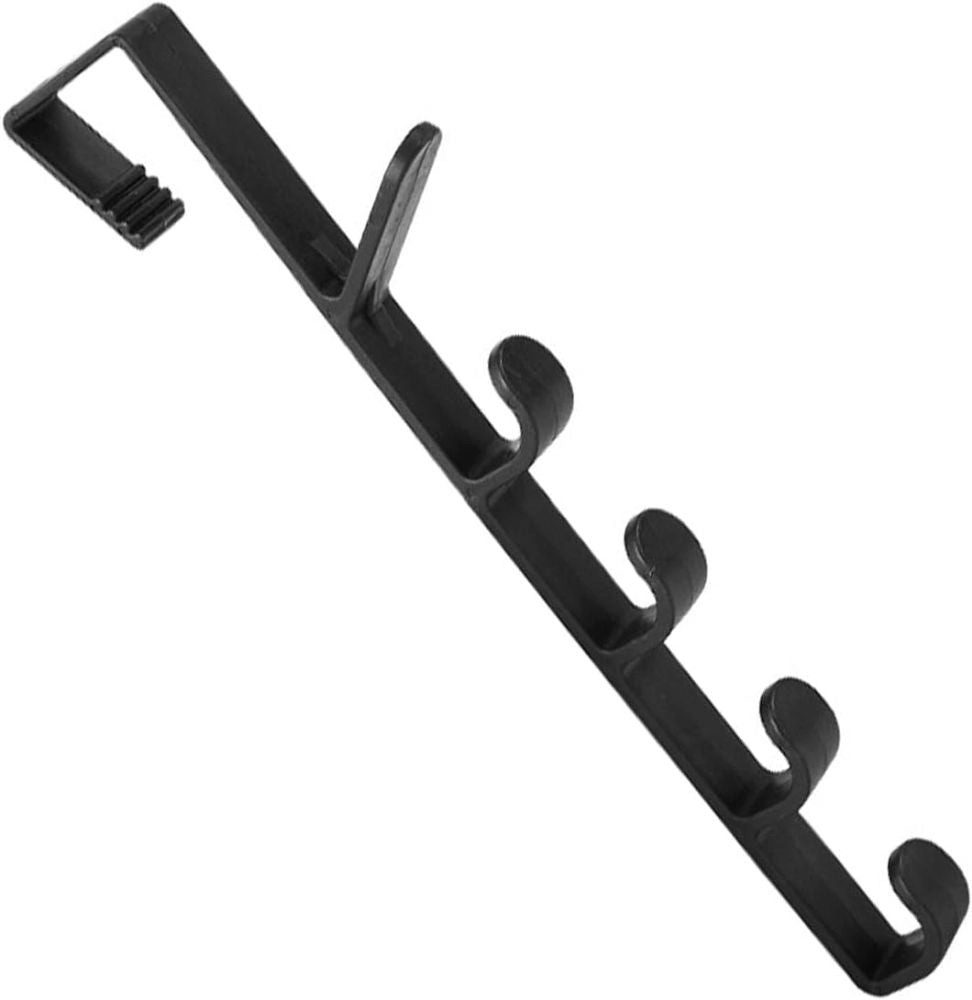 Garderobenhaken Türhakenleiste Kunststoff 1 Stück Kleiderhaken Tasche Halter DE.