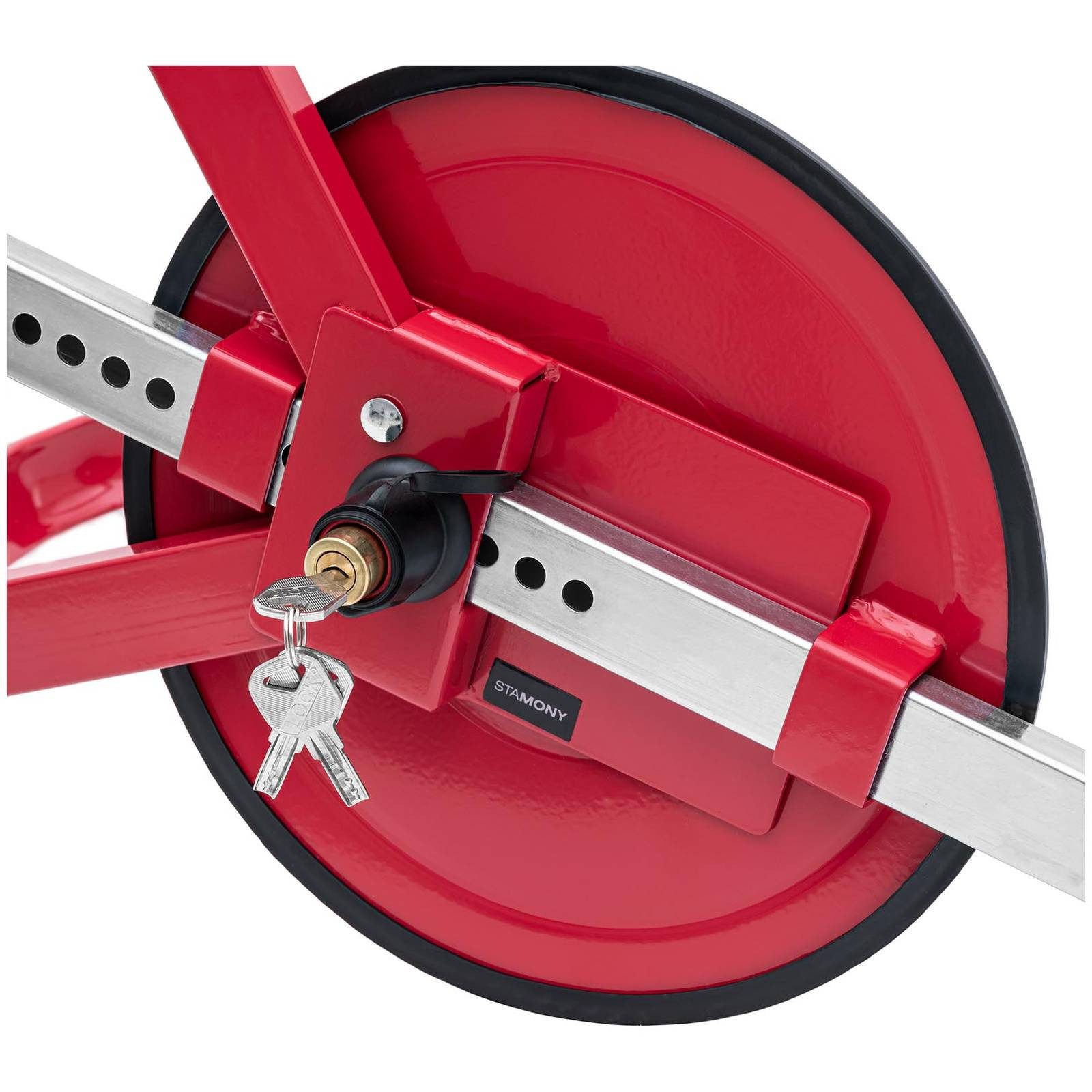 Stamony Wheel Clamp Parking Clamp Tire Clamp Car Clamp Tire Width 13 - 15'' Lockable