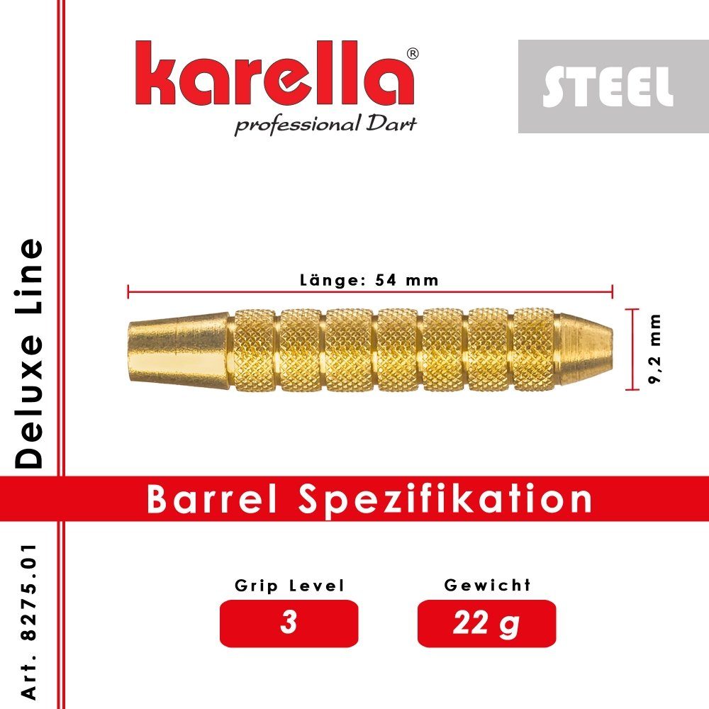 Steelbarrel Deluxe Dartpfeil Karella DL-1
