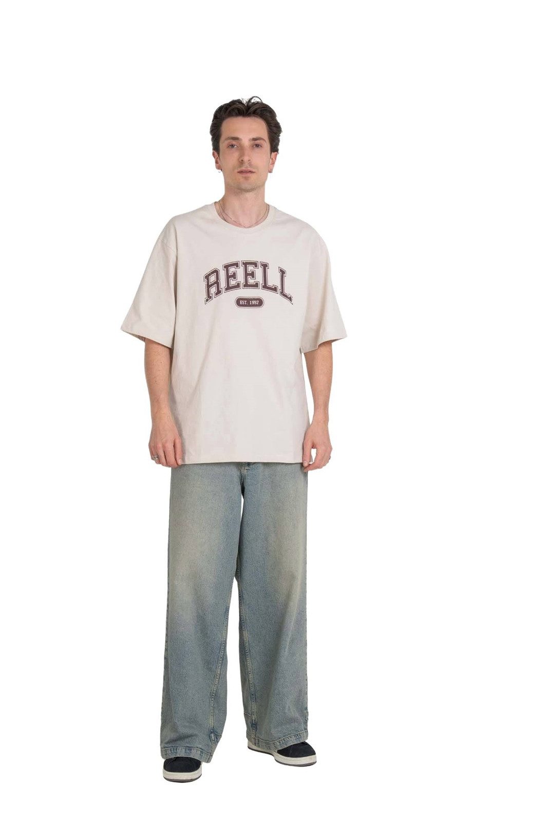 REELL Loose-fit-Jeans Jeans Reell Giant Baggy verstärkte Details