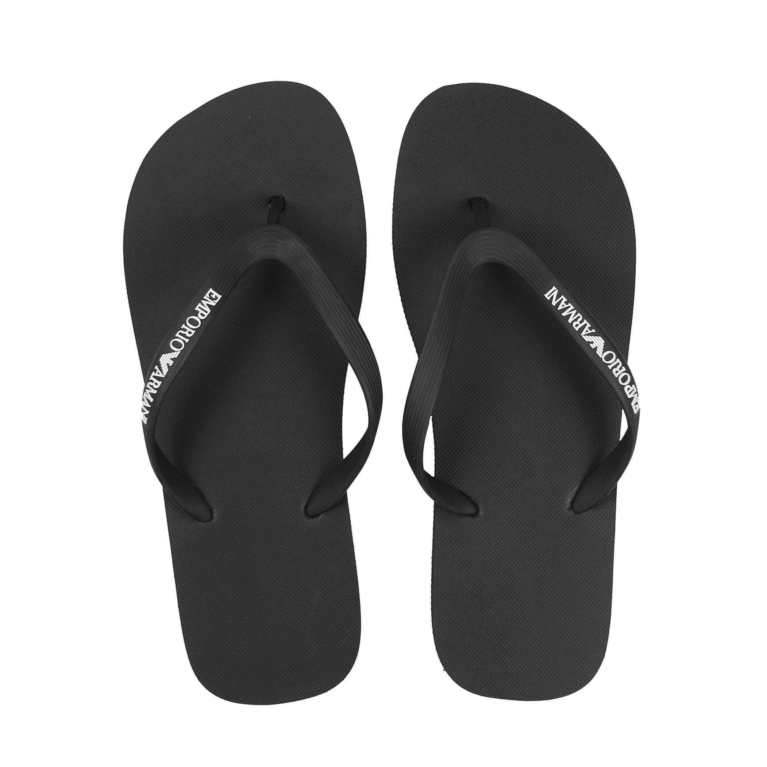 Emporio Armani XL827 Zehentrenner Damen Badelatschen Riemensandalen Flip Flops