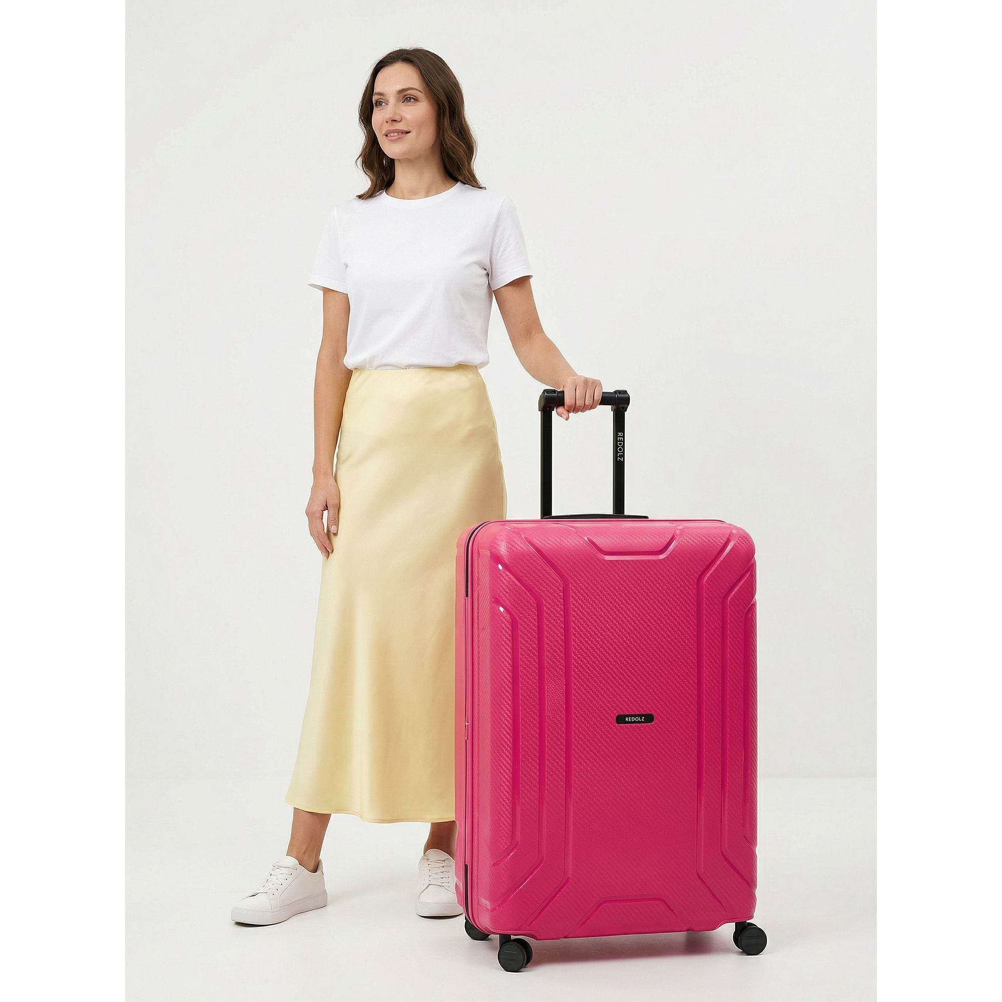 Redolz Hartschalen-Trolley Essentials 15, 4 Rollen, Polypropylen