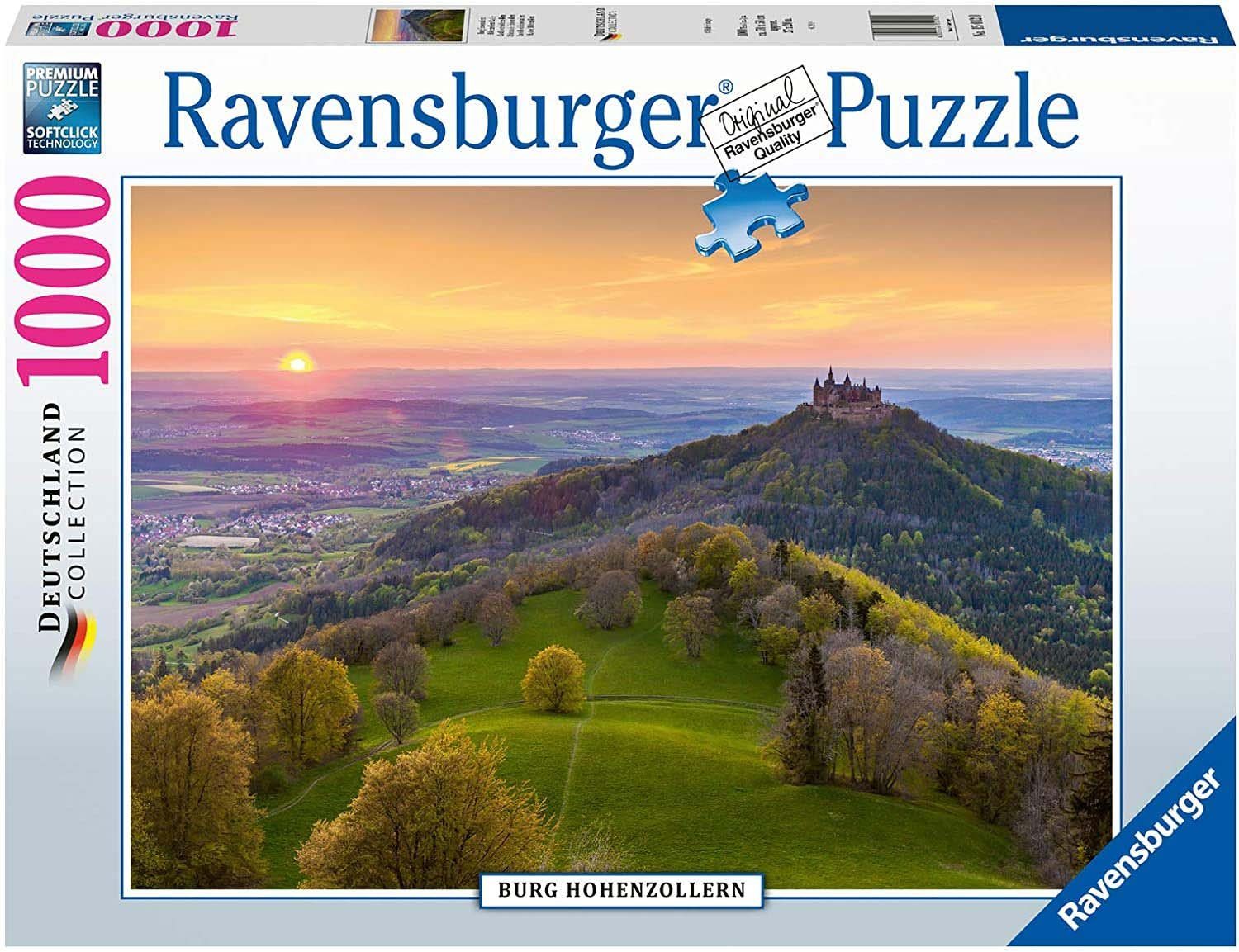 Ravensburger Puzzle Ravensburger 15012 - Burg Hohenzollern 1000p, Puzzleteile