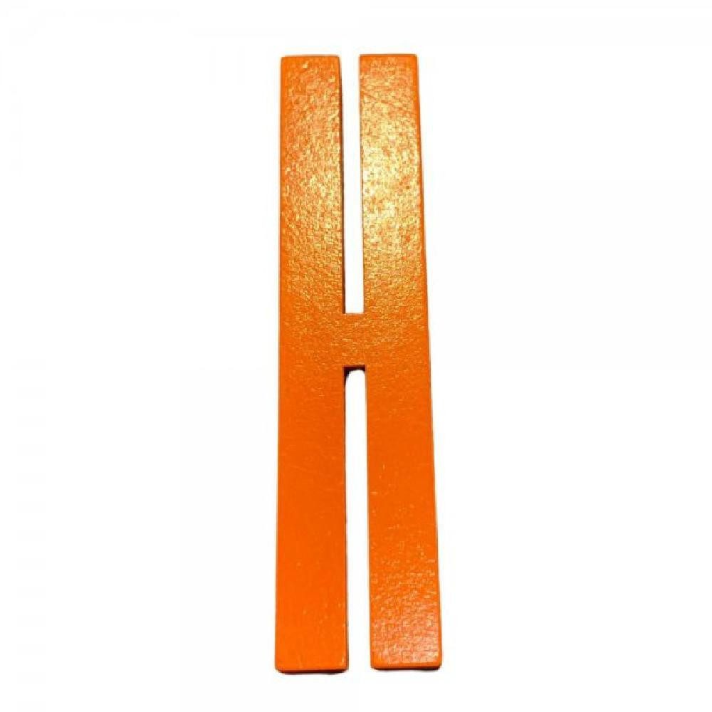 Design Letters Spiel Holzbuchstabe H Orange (12cm)