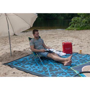 Picknickdecke Outdoor-Teppich Chill mat Oriental 2,7x2 m L Blau, Bo-Camp