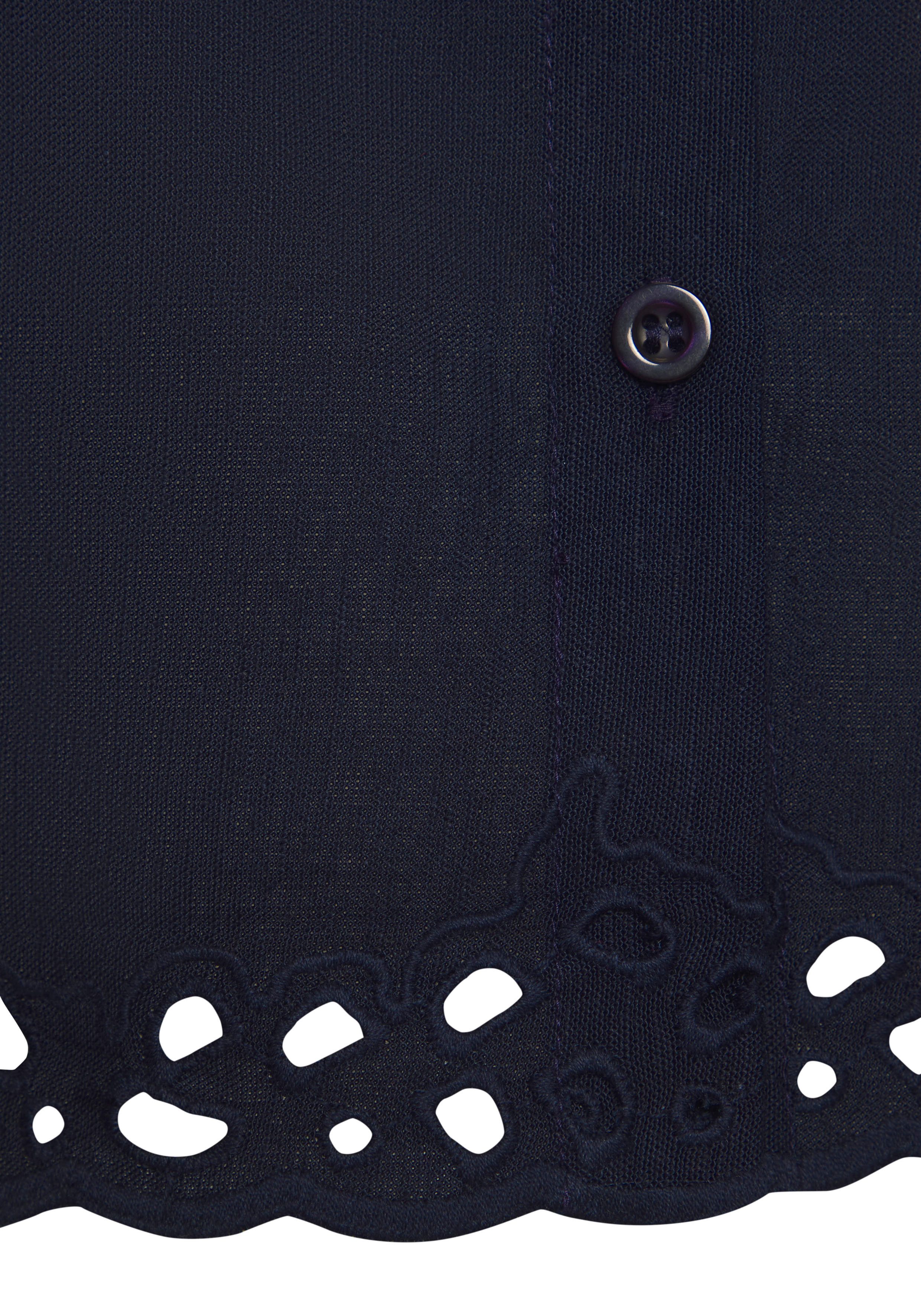 LASCANA Blusentop mit Häkelapplikation, Leinenbluse, Sommertop, casual