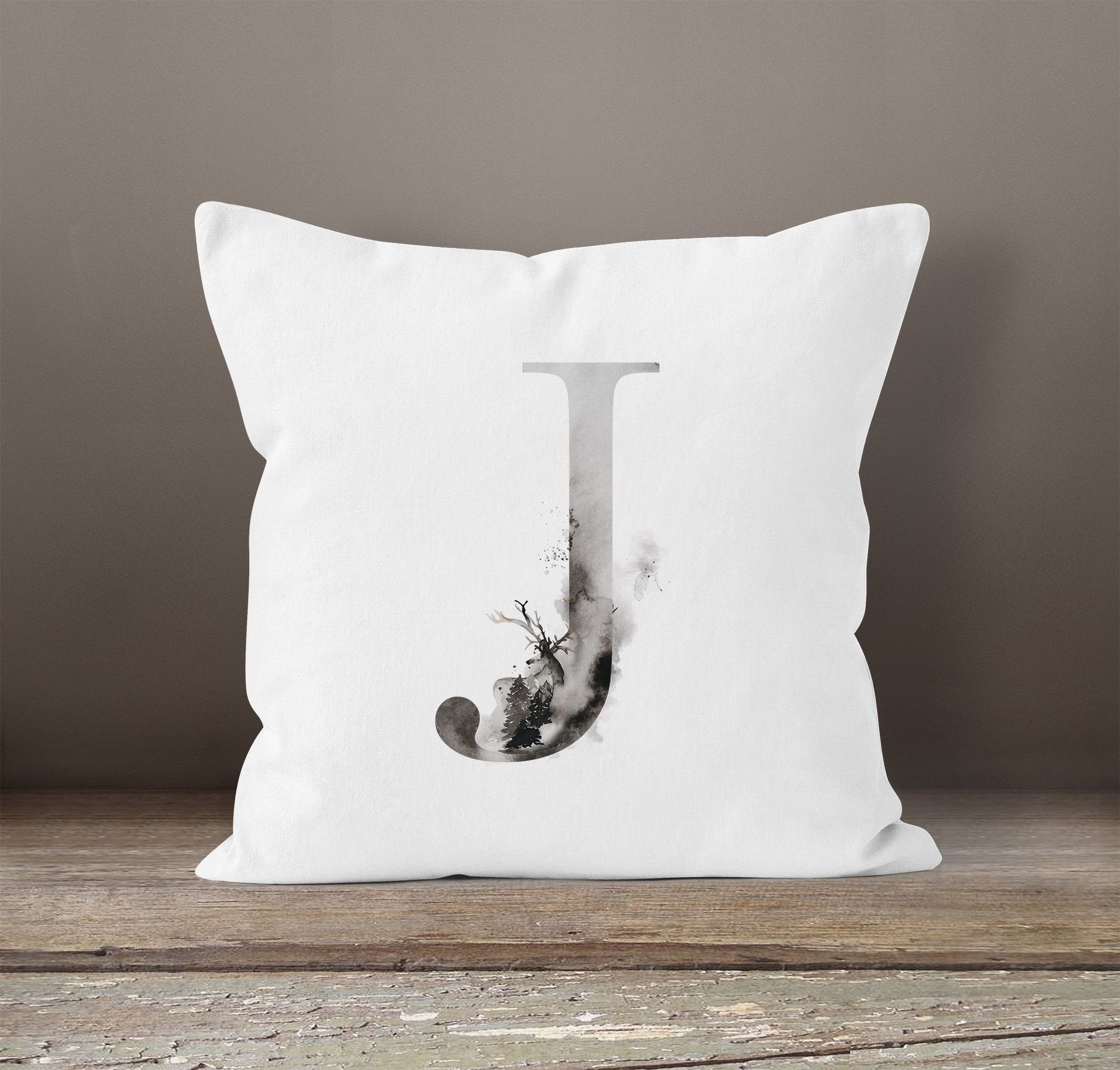 Autiga Dekokissen Kissenbezug Buchstaben-Kissen "[object Object]" Buchstabe günstig online kaufen