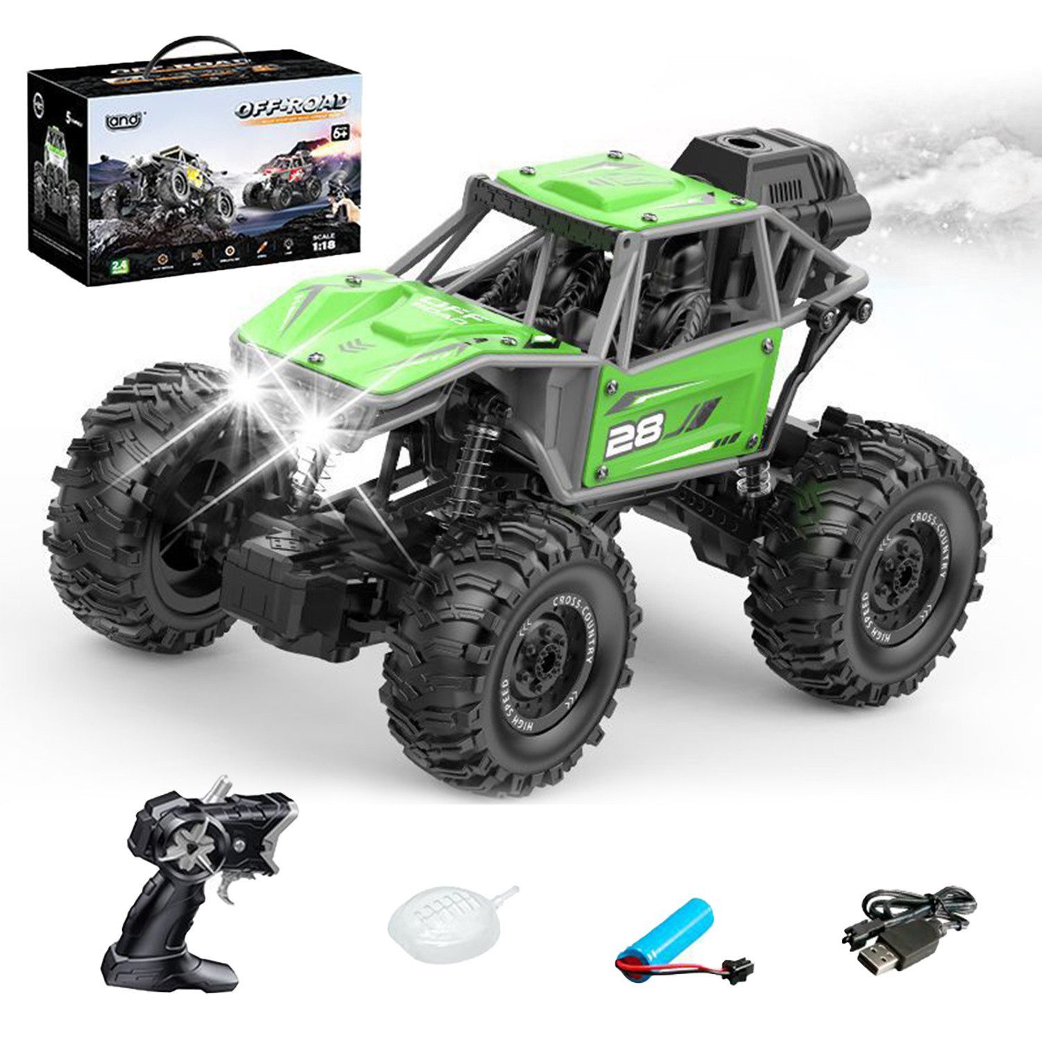 Esun RC-Auto Ferngesteuertes Auto ab 8 jahre,Drift RC Car mit LED-Licht, 2. günstig online kaufen