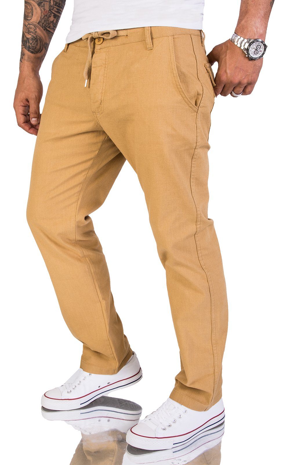 Rock Creek Stoffhose Herren Regular Fit günstig online kaufen