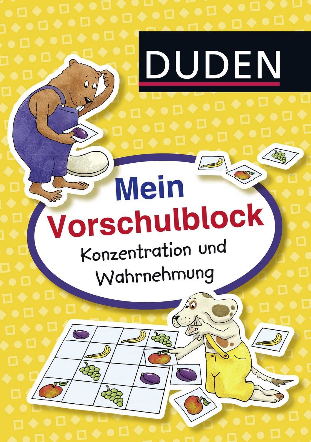 Duden: Mein Vorschulblock: Konzentration und Wahrnehmung / Christina Braun, Lustige Denkspiele für zu Hause
