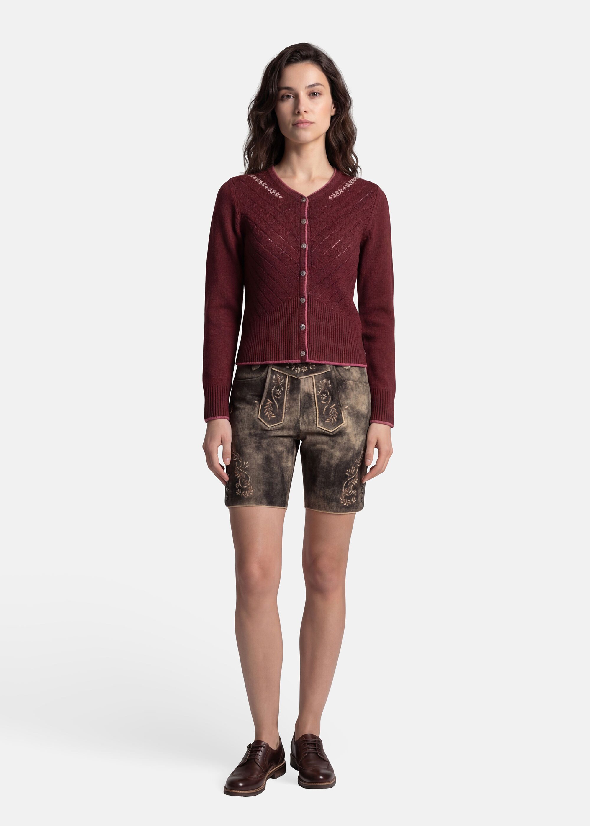 Spieth & Wensky Strickjacke Abby mit V-Ausschnitt