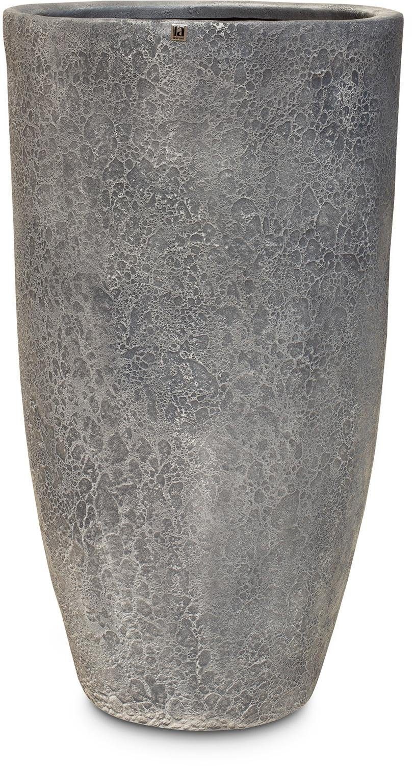 fleur ami Pflanzkübel Lava XL Bodenvase, Ø 56 cm, Höhe 103 cm, grey wash