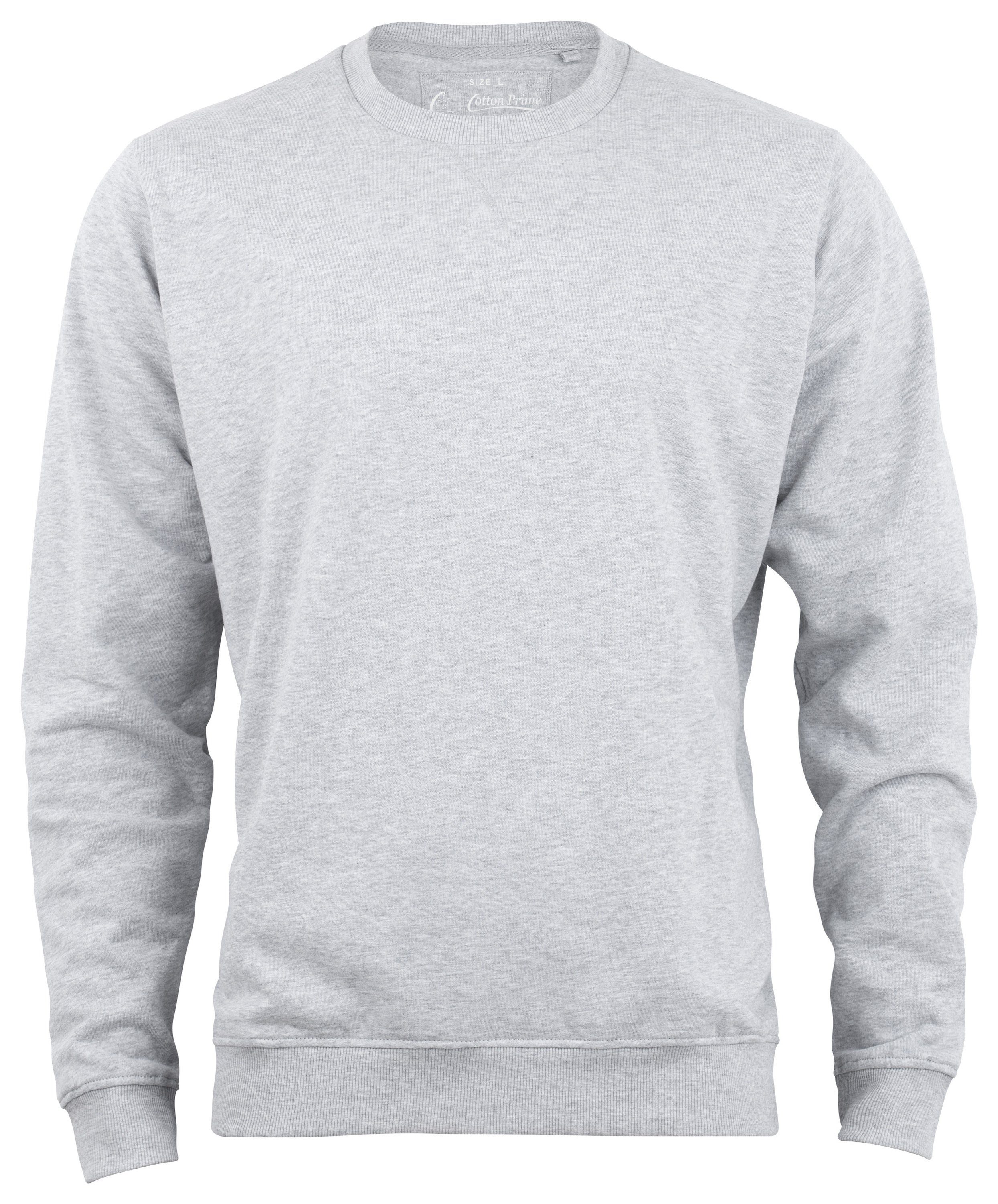 Cotton Prime® Sweatshirt Sweater Pullover aus Baumwollmischung und weichem Innenfleece