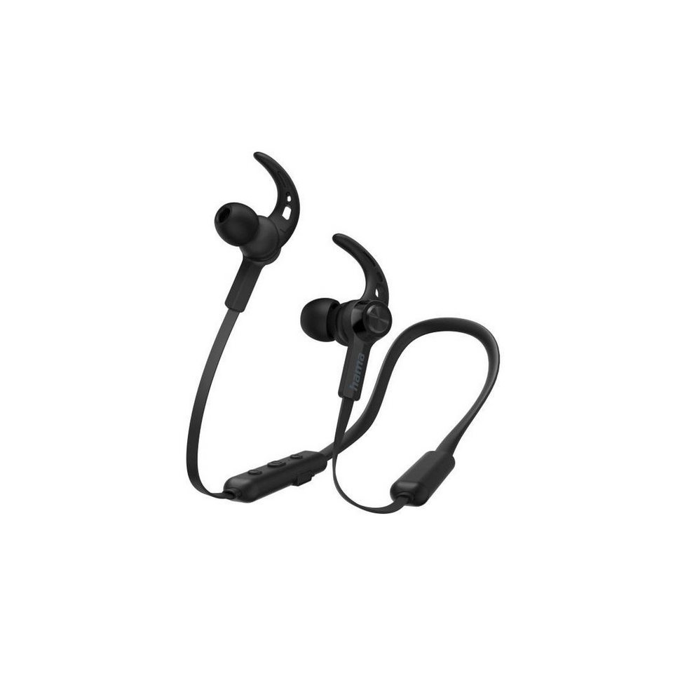 Hama Sport Bluetooth® Kopfhörer 5.0 Schwarz, In Ear, Mikrofon, ultraleicht  Bluetooth-Kopfhörer (Freisprechfunktion, Sprachsteuerung, Google Assistant,  Siri, A2DP Bluetooth, AVRCP Bluetooth, HFP, Reichweite 10 m,  Sprachassistenten, Lautstärkeregler