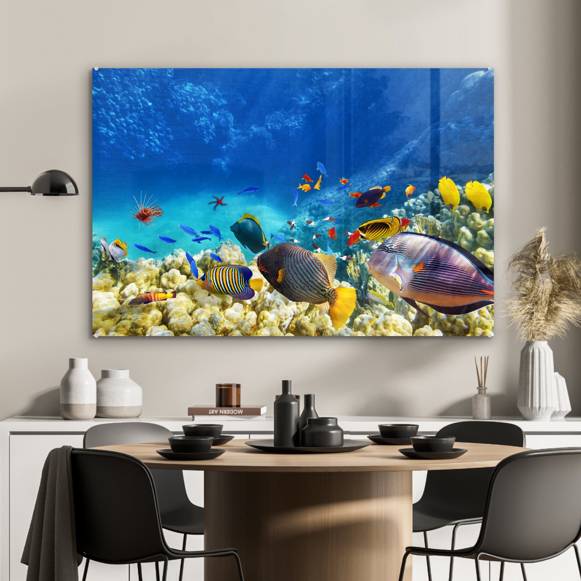 MuchoWow Acrylglasbild Meer - Fische - günstig online kaufen
