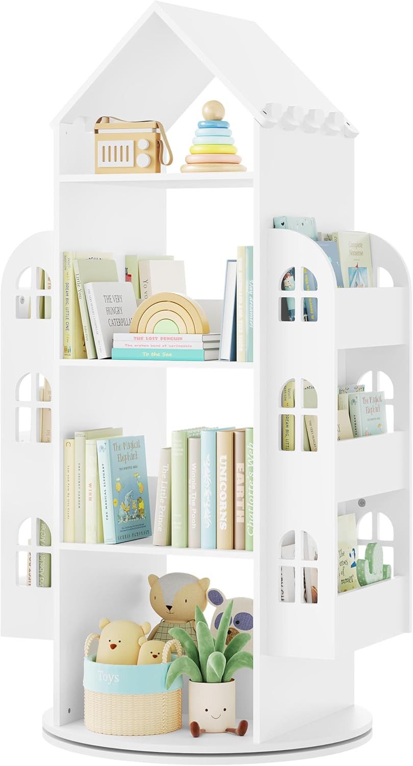 Woltu Kinderregal, Kinderregal, Bücherregal, weiß, mit günstig online kaufen