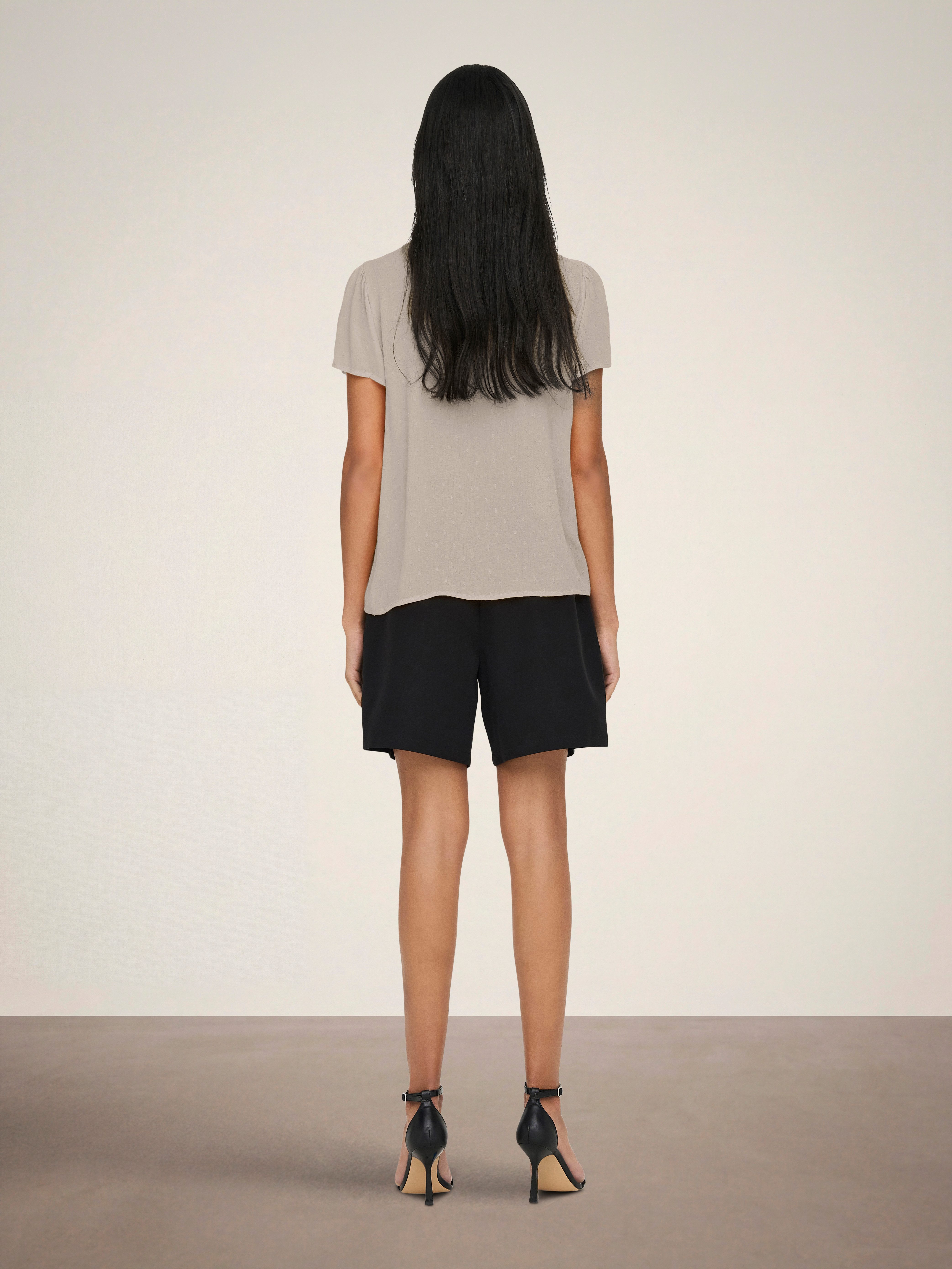 JDY Kurzarmbluse JDYLIMA LIFE S/S TOP WVN NOOS Viskose, loose fit