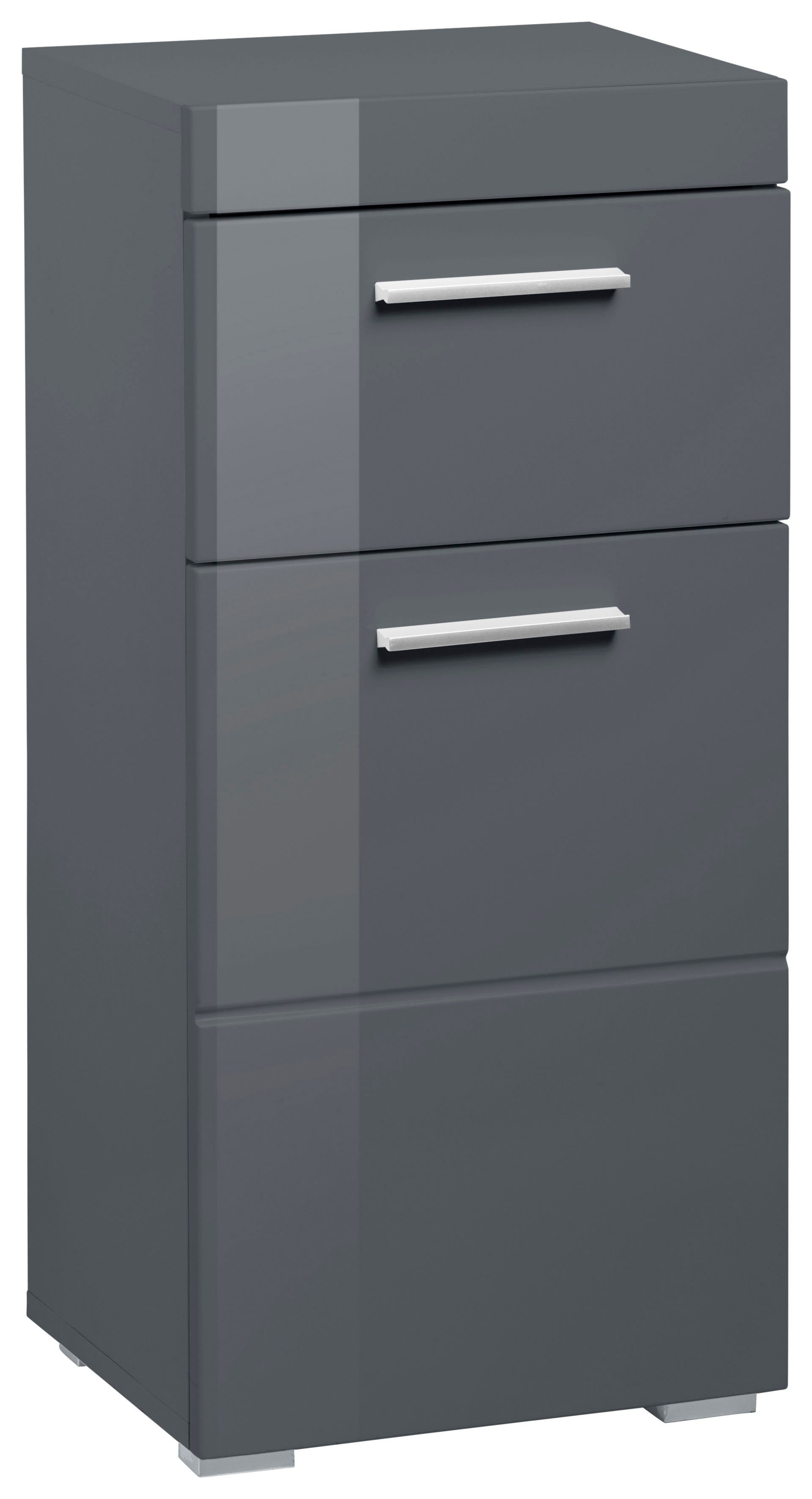 welltime Unterschrank Avena Badezimmerkommode mit 1 Schublade und 1 Tür - Maße (B/T/H) 37/31/79 cm
