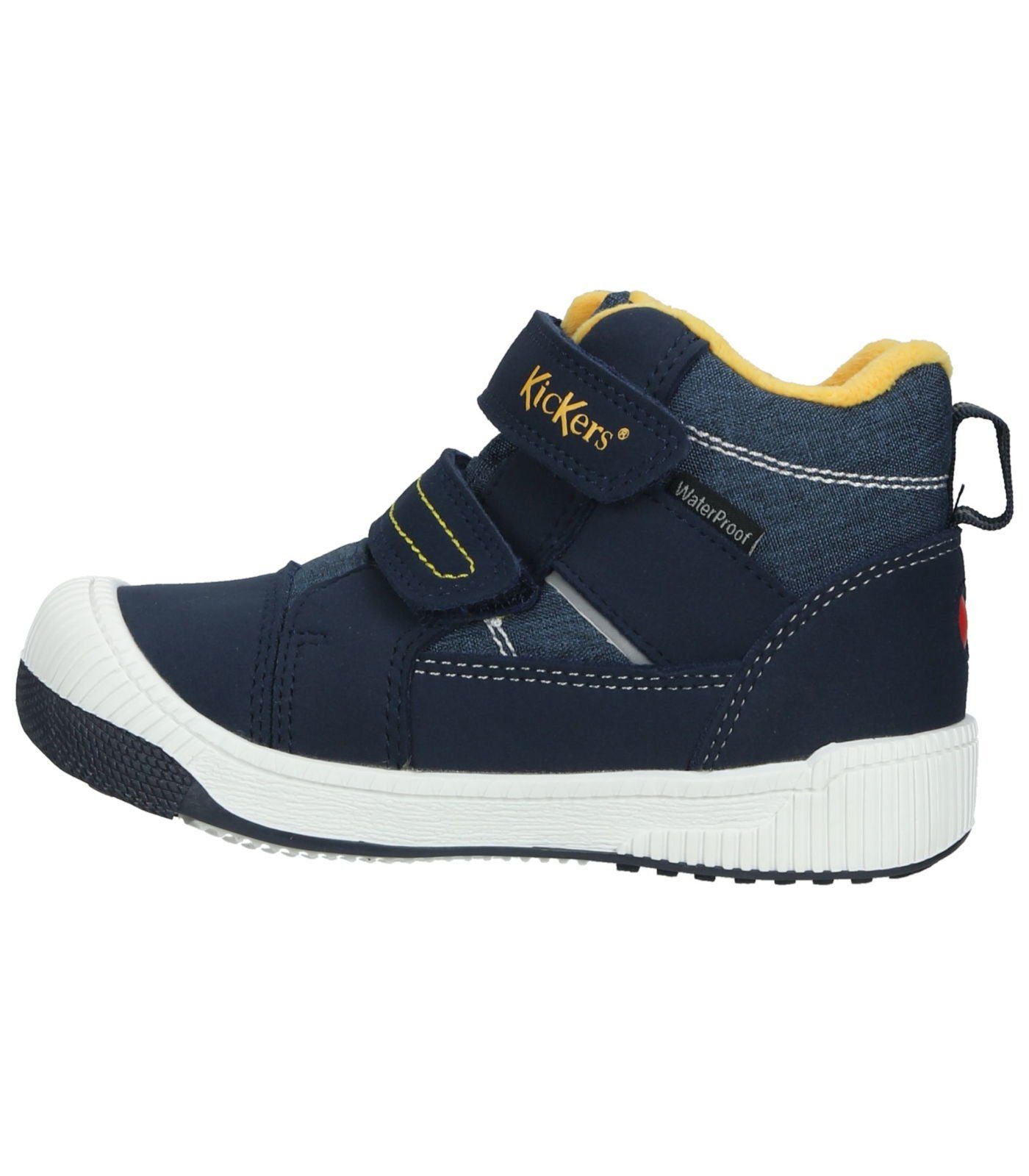 Stiefelette Marine Lederimitat Stiefelette Kickers