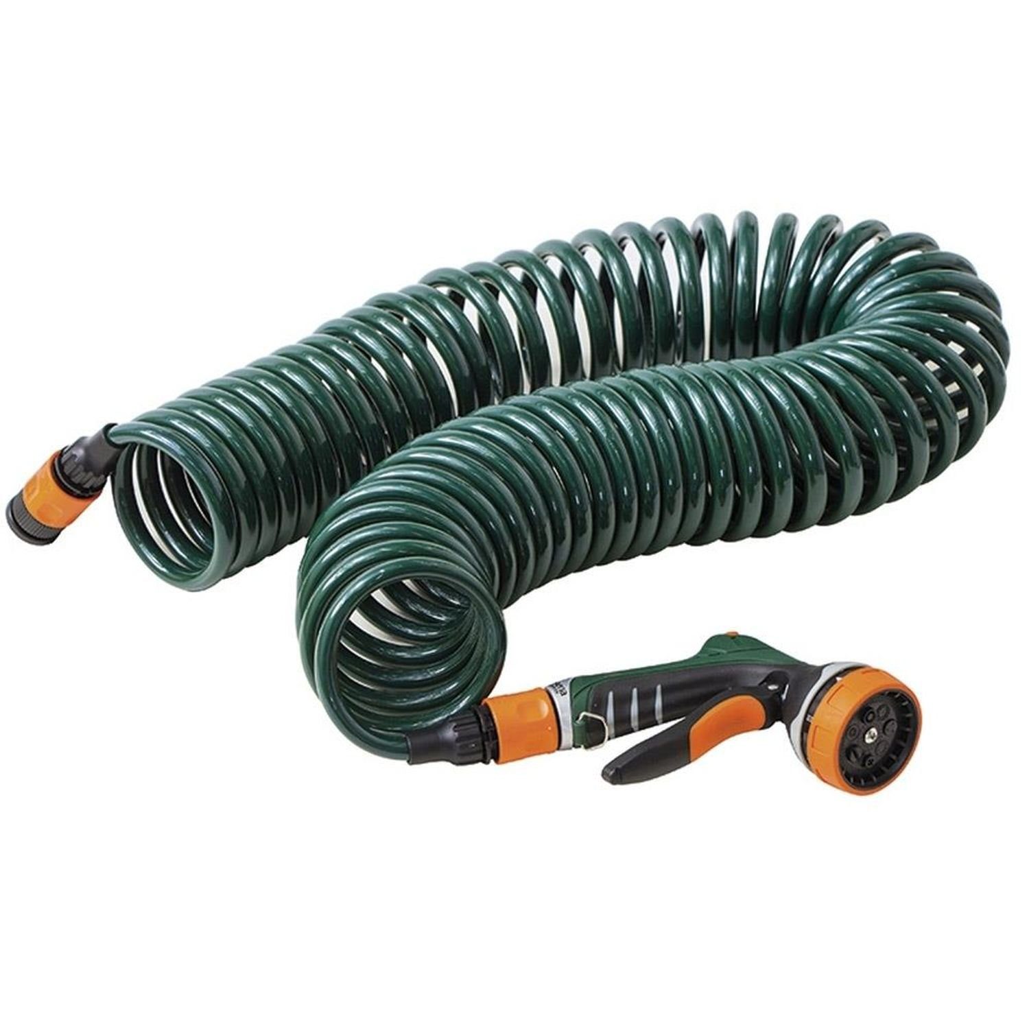 Regner Spiralschlauchset 10m mit Comfort Multibrause