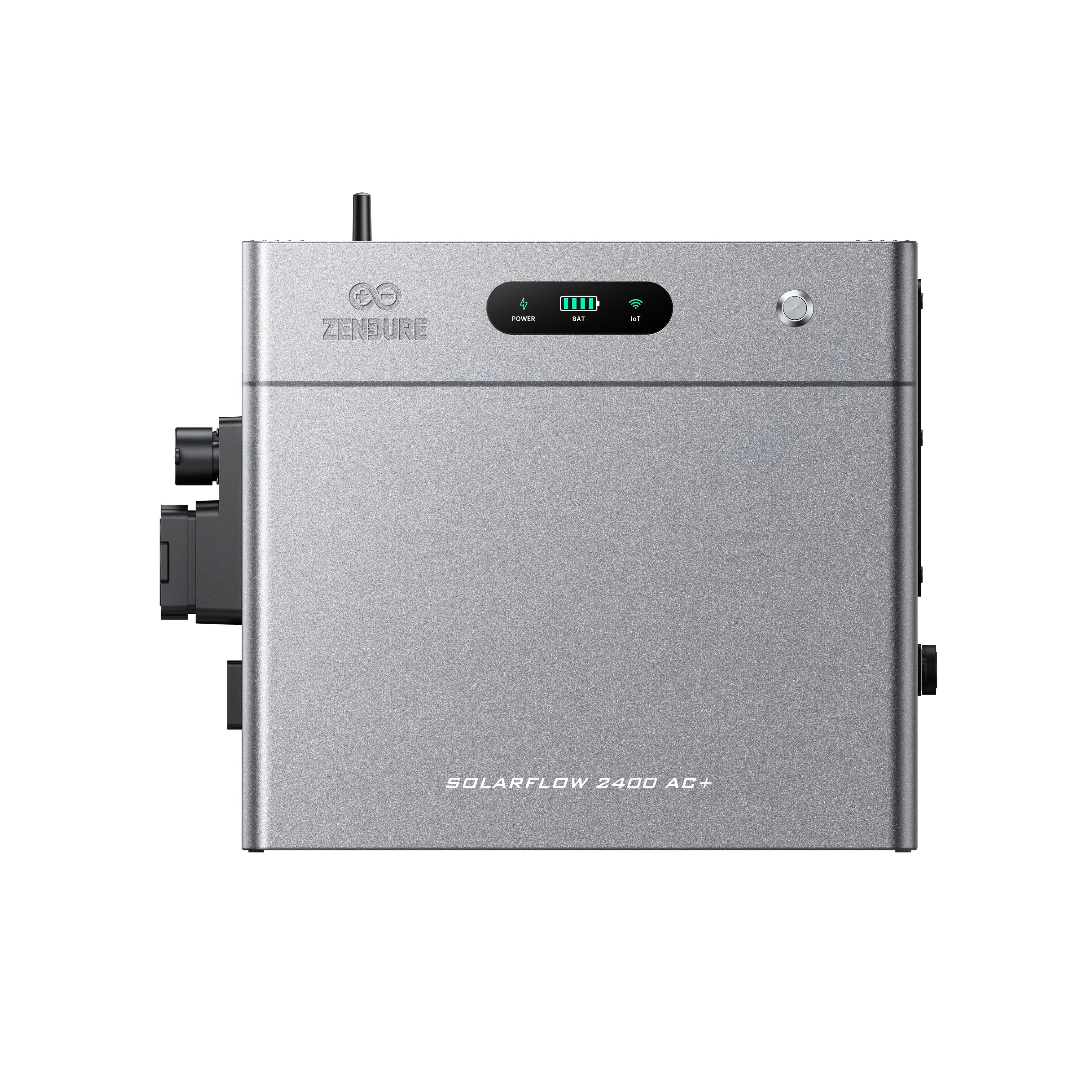 Zendure Zendure SolarFlow 2400 AC+ Balkonkraftwerk Speicher 2400Wh erweiterbar Stromspeicher, Halterung für Dach, Fassade, Balkon & Garten, App & Plug&Play DE