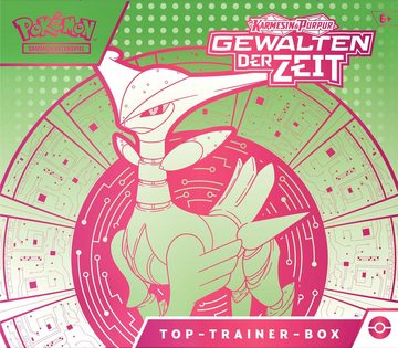 POKÉMON Sammelkarte Pokémon Gewalten der Zeit Top Trainer Box Eisenblatt / Windewoge, Deutsch