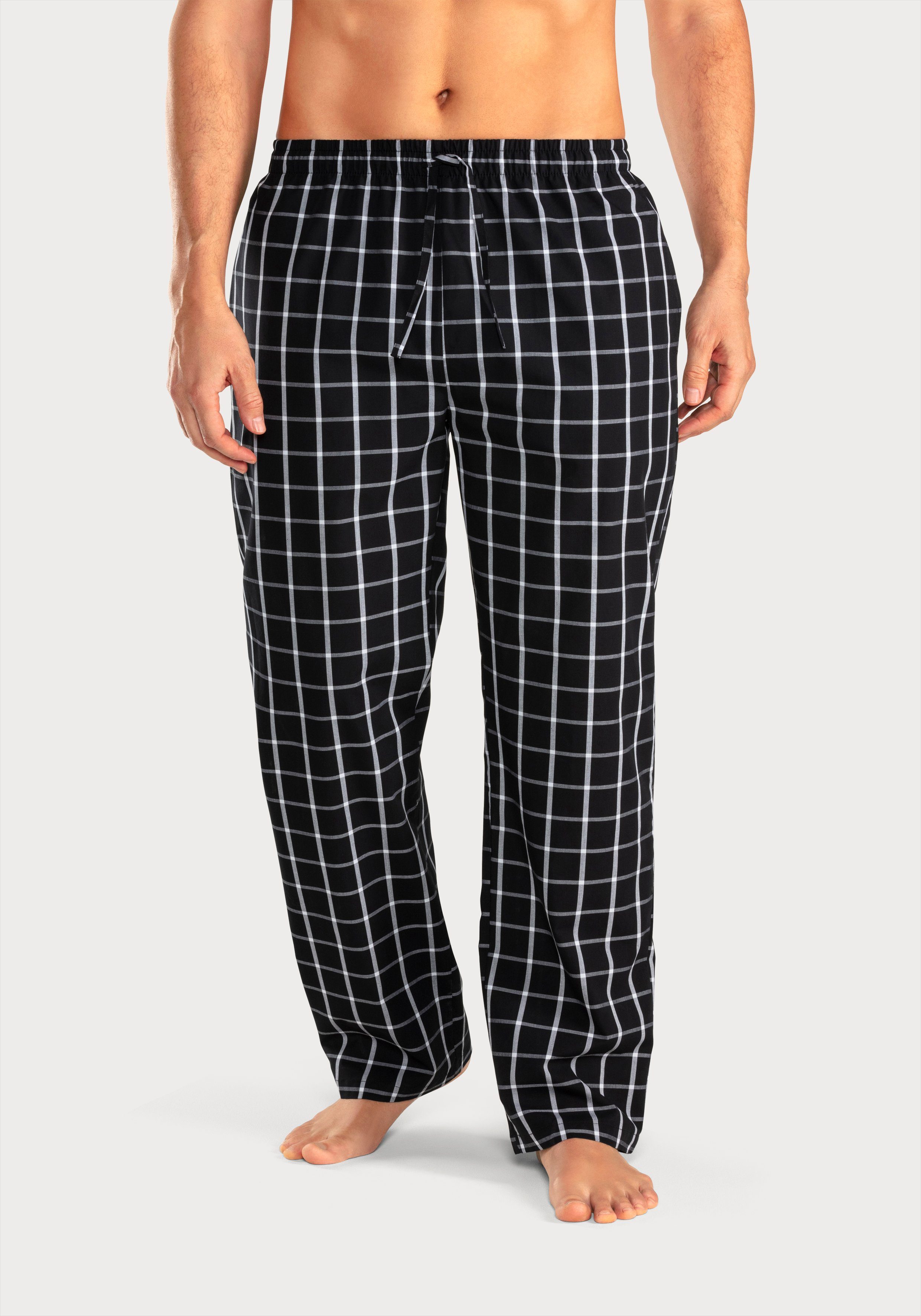 AUTHENTIC LE JOGGER Pyjamahose mit Seitentaschen und Bindeband günstig online kaufen