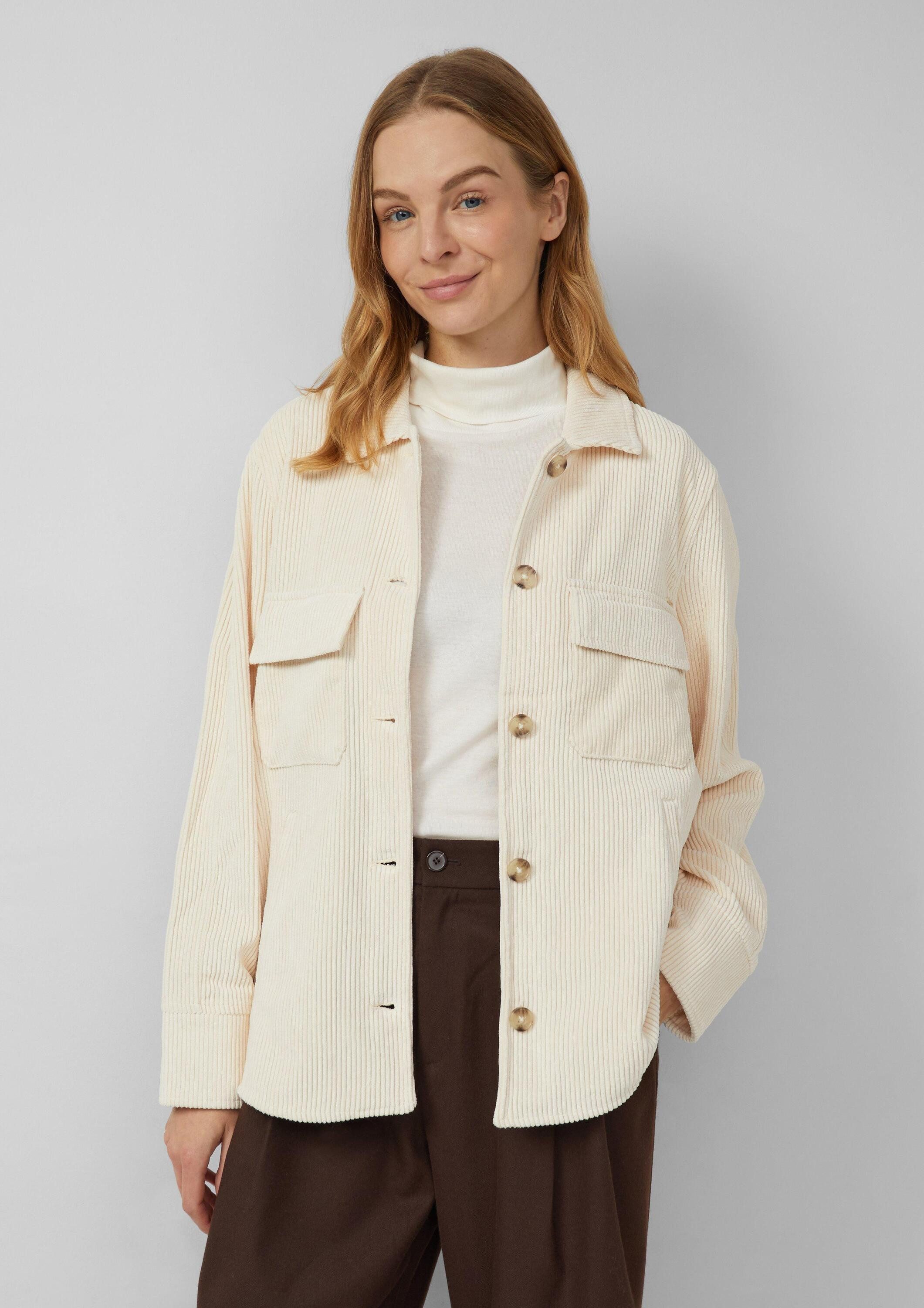 s.Oliver Hemdjacke Indoor-Blazer Overshirt aus Cord günstig online kaufen