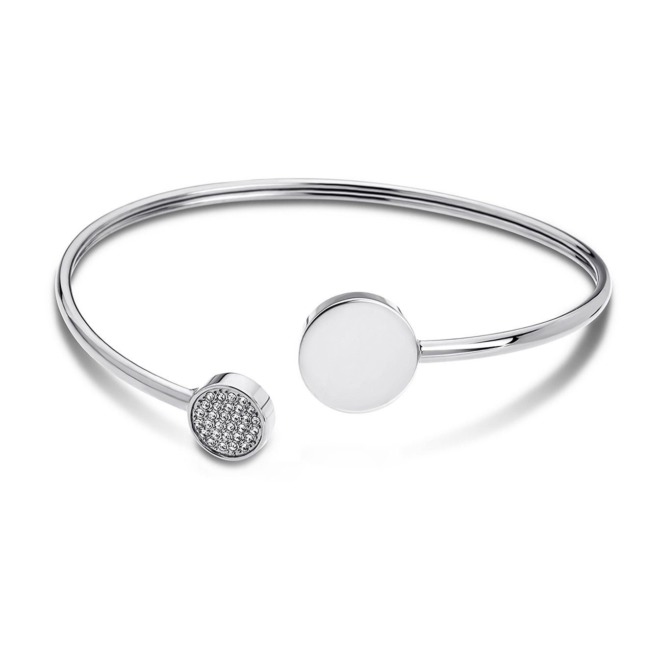 Lotus Style Armreif »JLS1819-2-1 Lotus Style Armband Armreif silber«  (Armreifen), für Damen aus Edelstahl (Stainless Steel) online kaufen | OTTO