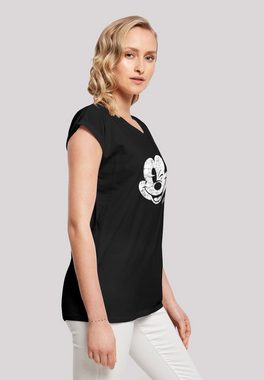 F4NT4STIC T-Shirt Disney Micky Maus Gesicht Damen,Premium Merch,Regular-Fit,Kurze Ärmel,Bedruckt