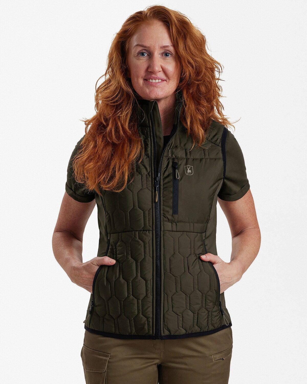 Deerhunter Jagdweste Damen Steppweste Mossdale