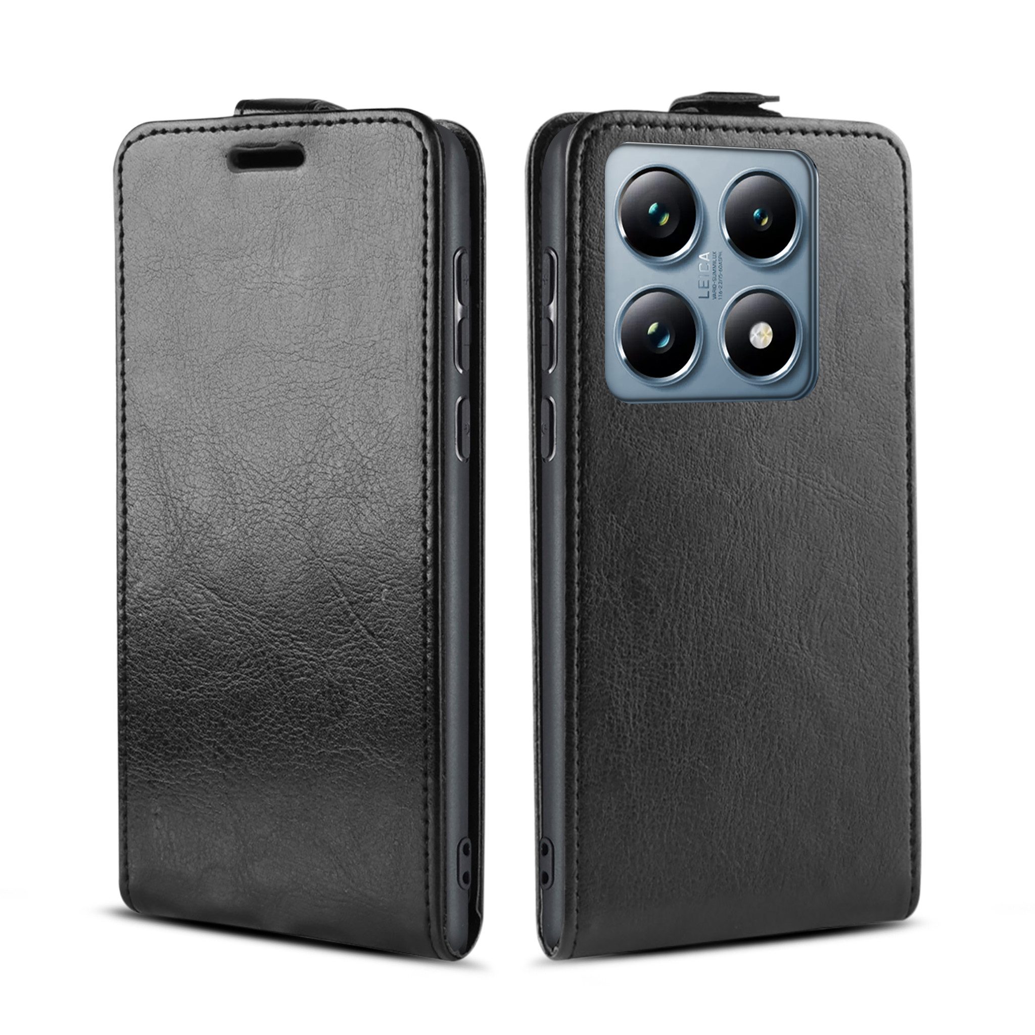 Tec-Expert Handyhülle Klapp Hülle für Xiaomi 14T Pro 6.67 Zoll, 6.67, Tasche Klapphülle Case mit Kartenfach Fliphülle vertikal