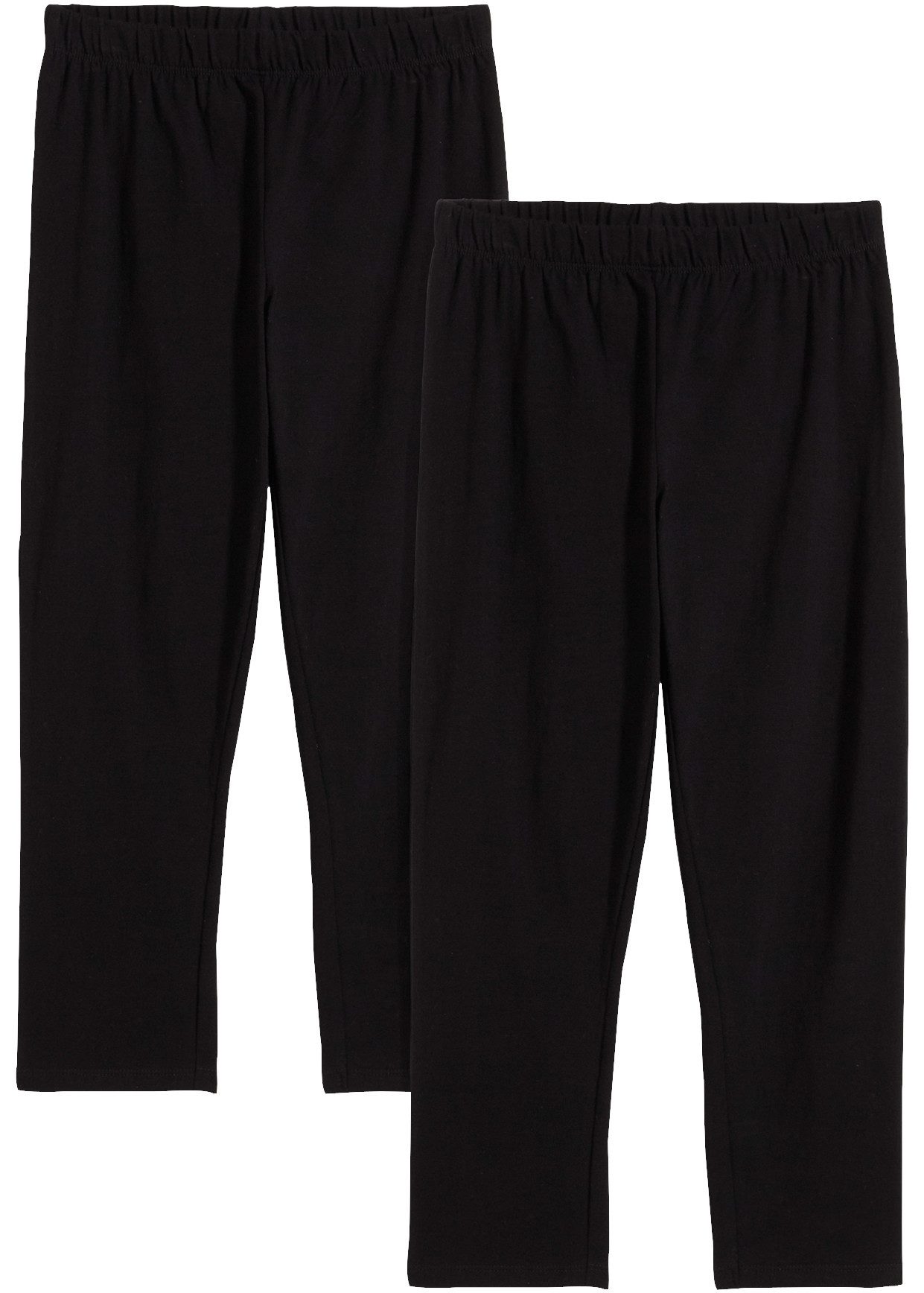 bonprix Caprileggings (Packung, 2er) aus Baumwoll-Mix, Skinny Fit, Capri-Länge, im 2er-Pack