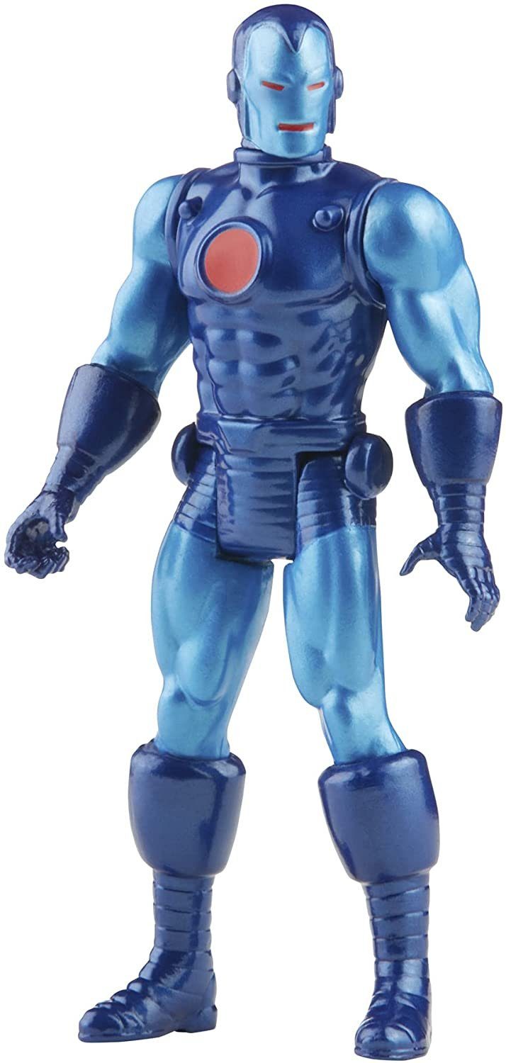 Hasbro Actionfigur Marvel Legends - Retro Actionfigur – Iron Man - Stealth Armor, mit beweglichen Armen und Beinen