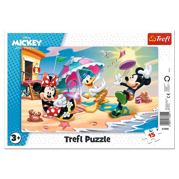 Trefl Puzzle Trefl 31390 Disney Mickey & Freunde 15 Teile 15 Puzzleteile