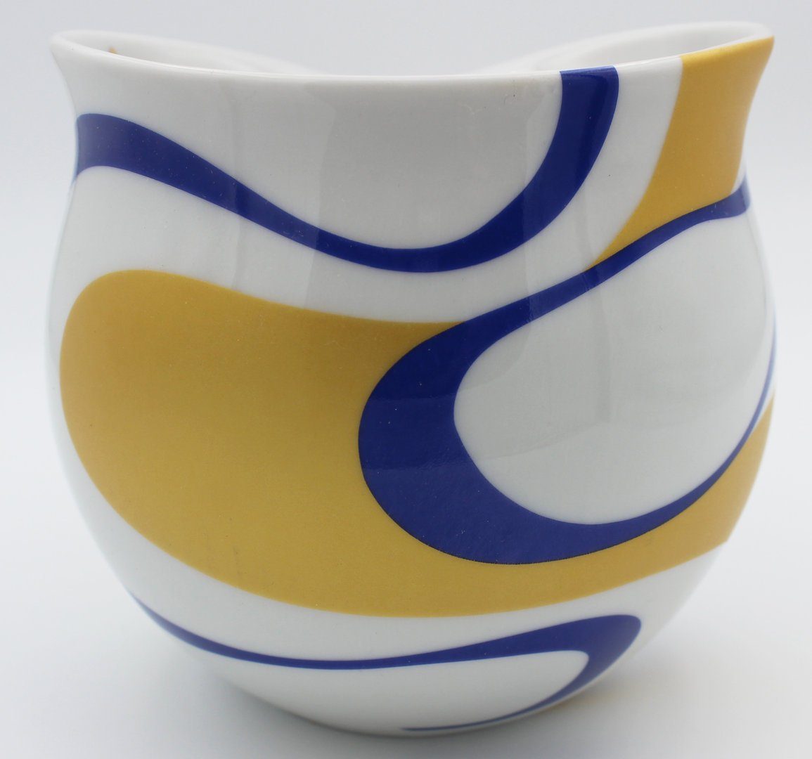 Colani Tasse Kaffeetasse Becher Kaffeebecher Wave Blau 260ml, Porzellan